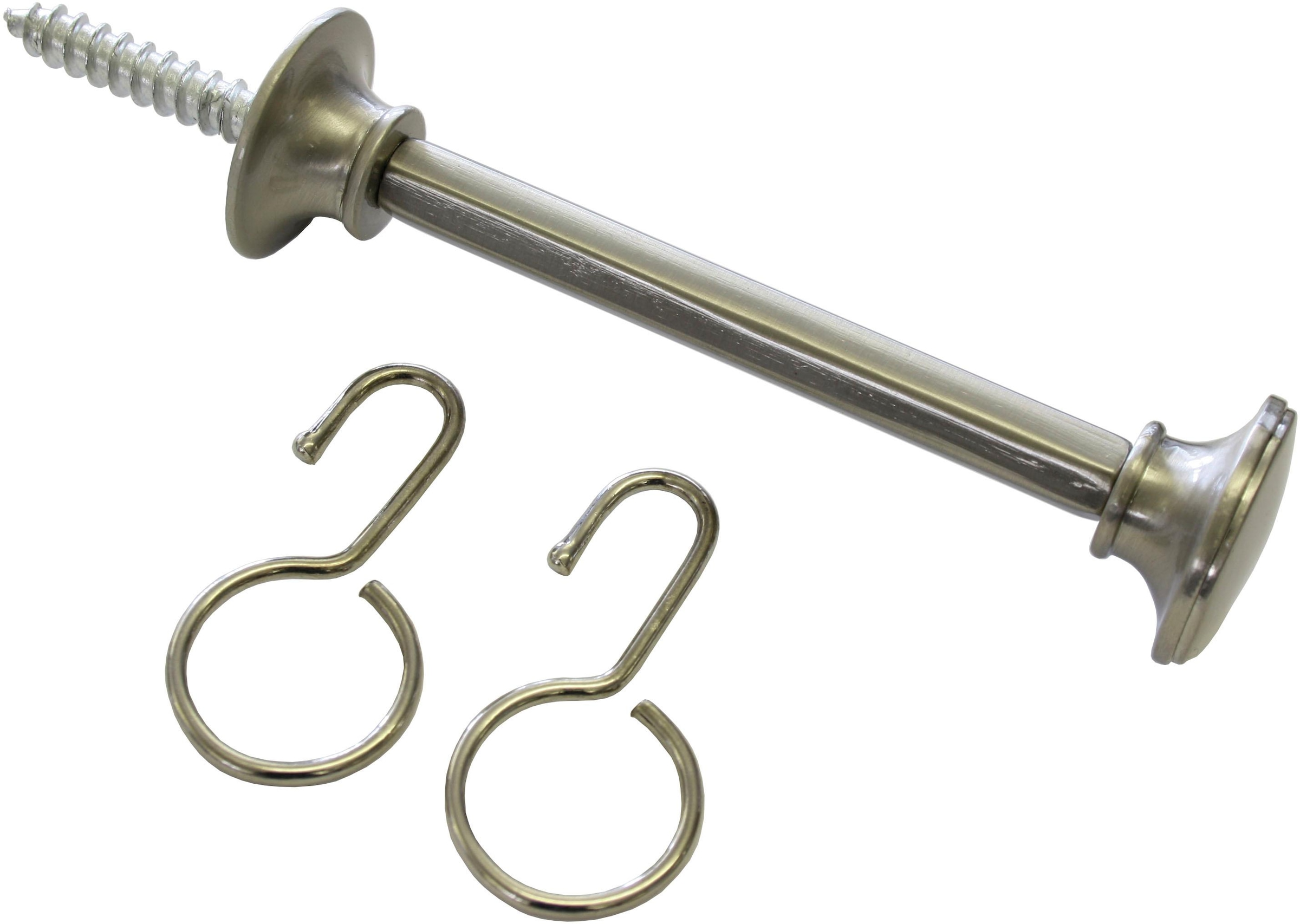 GARDINIA Raffhalter "Schalhalter mit Haken" Schal/Raffhalter für Stoffe