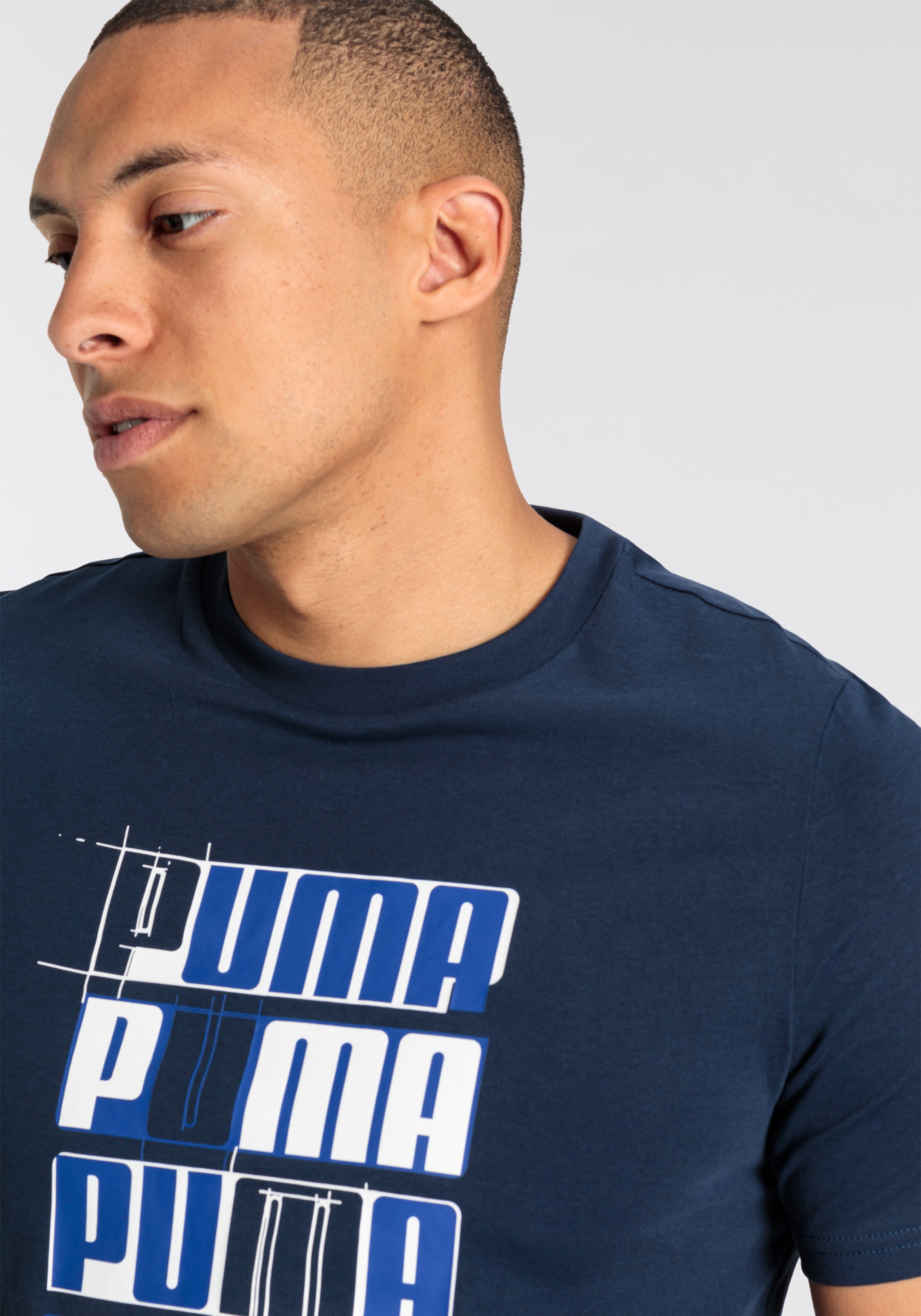 PUMA T-Shirt »ESS+ LOGO LAB TEE«, (1 tlg.)