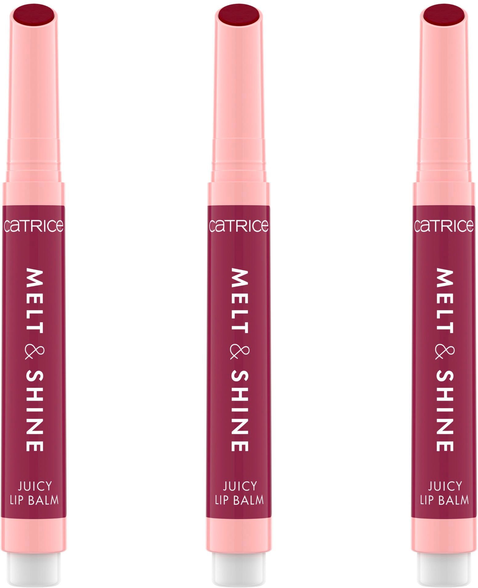 Lippenbalsam »Melt & Shine Juicy Lip Balm«, (Set, 3 tlg.)