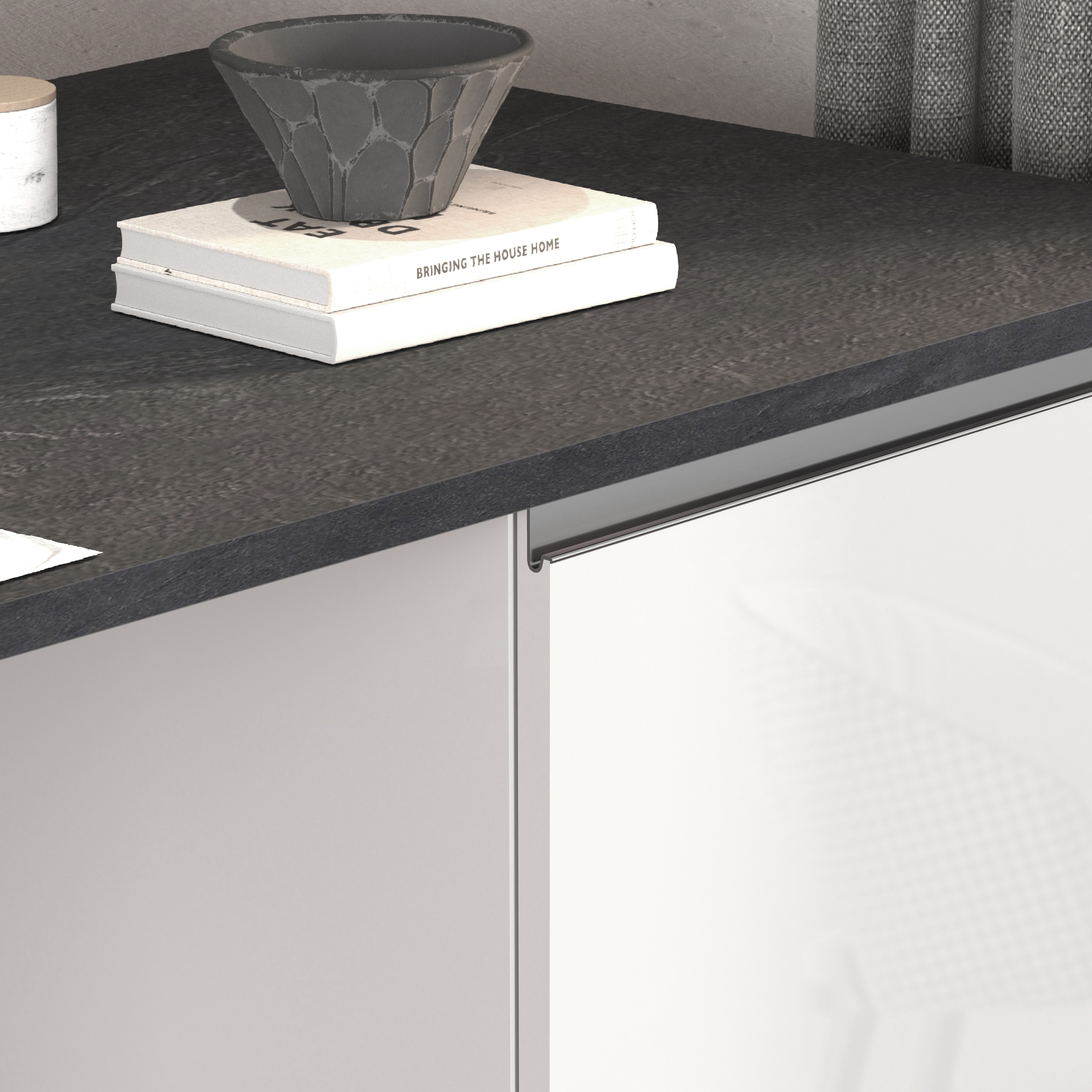 KOCHSTATION Kücheninsel »KS-Sole, Kochinsel, Küchenarbeitsblock, Inselküche, Arbeitsinsel« Breite 152,5 cm, mit Essplatz, Handtuchhalter, Fächer und Weinregal