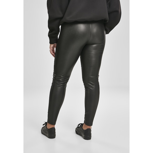 URBAN CLASSICS Leggings »Damen Ladies Fake Leather Tech Leggings«, (1 tlg.)  kaufen | BAUR