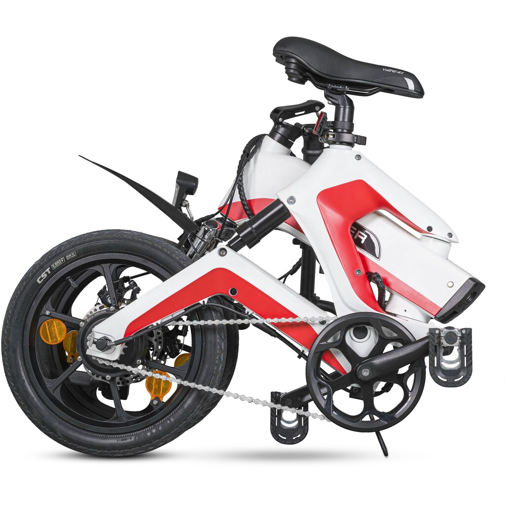 ROVER E-Bike »Fold E-Bike FFR 701«, 1 Gang, Heckmotor 250 W