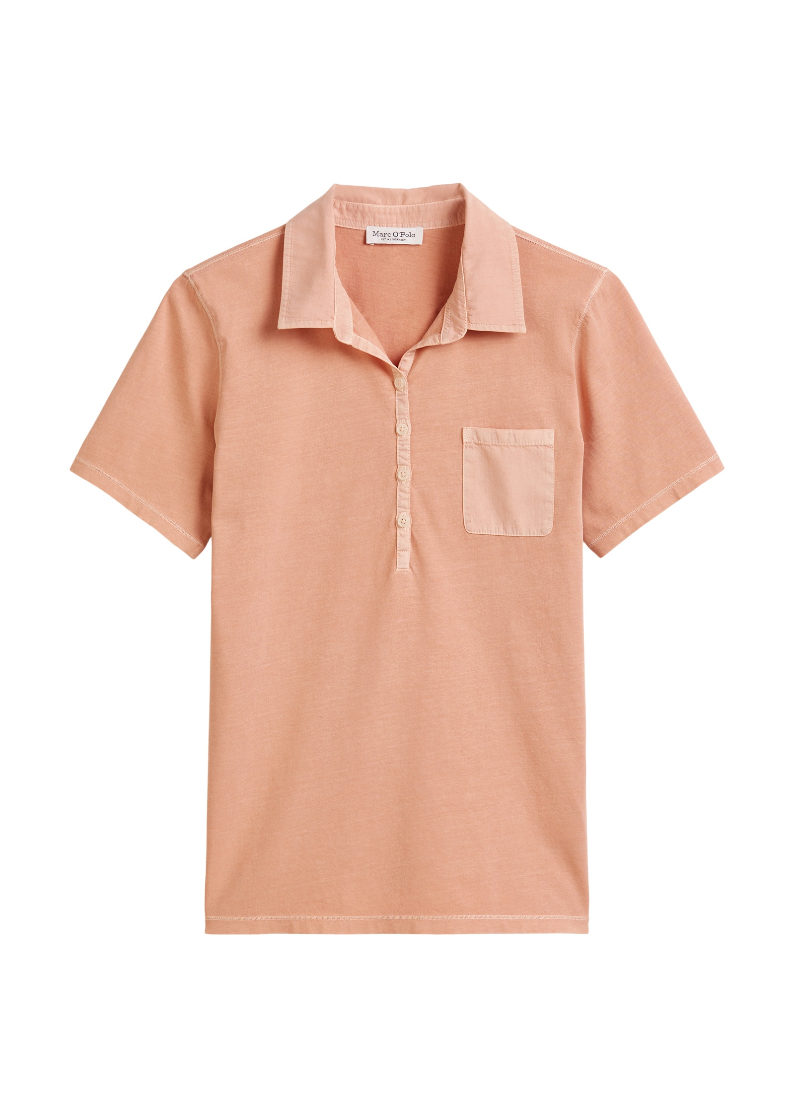 Marc O'Polo Poloshirt »mit Material-Mix-Details«