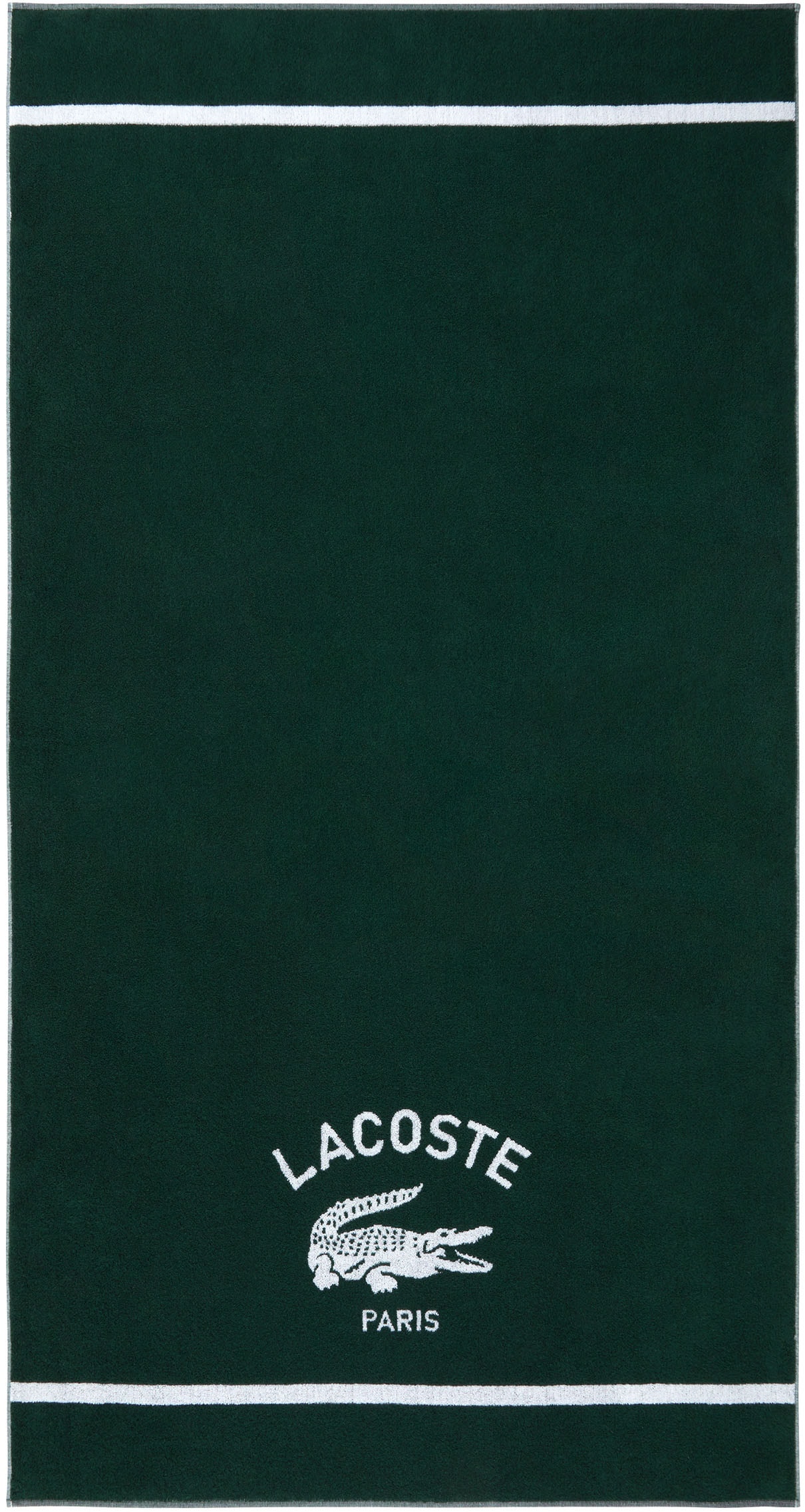 Lacoste Badetuch "LORIGIN" mit Label-Applikationen