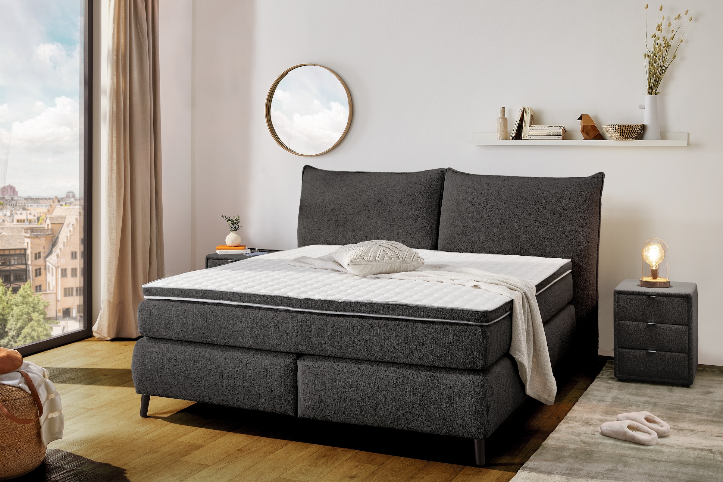 Jockenhöfer Gruppe Boxspringbett "Hacienda, Breite 180cm,erhältlich in vers günstig online kaufen