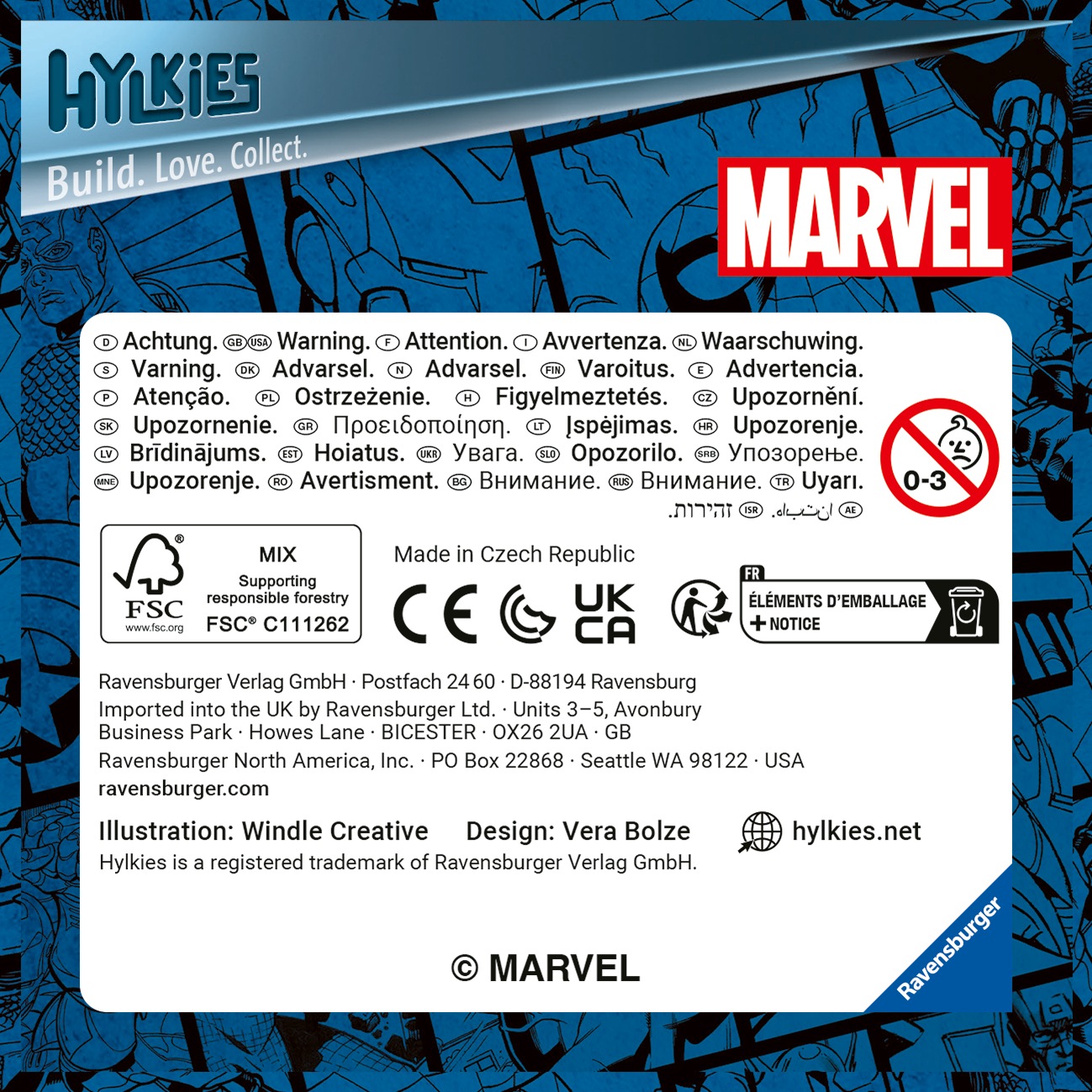 Ravensburger 3D-Puzzle »Marvel Heroes, Hylkies Sammelfigur #08 Iron Man«, Made in Europe; FSC® - schützt Wald - weltweit