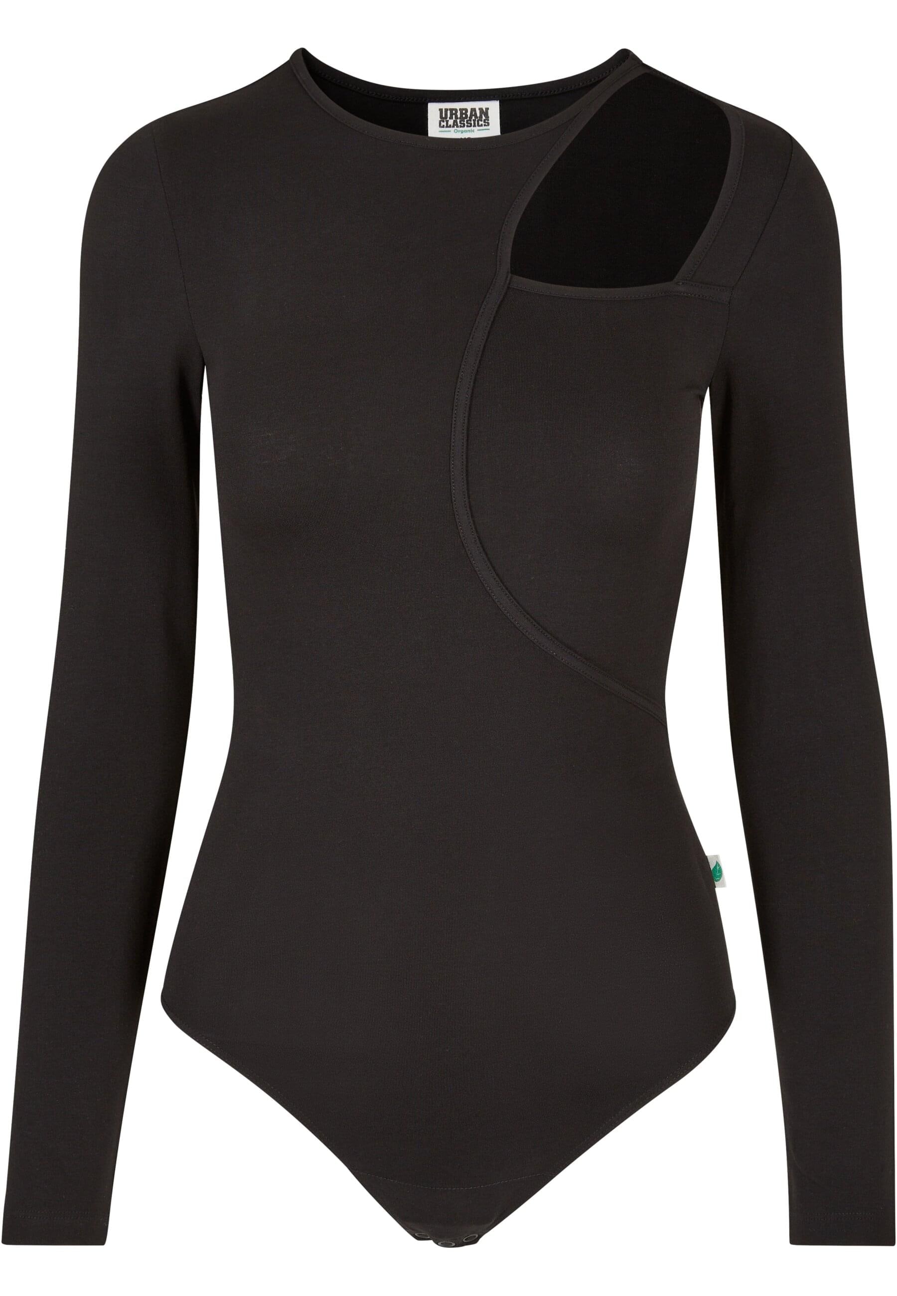 URBAN CLASSICS Longsleeve "Urban Classics Damen Ladies Organic Cut Out Longsleeve Body"