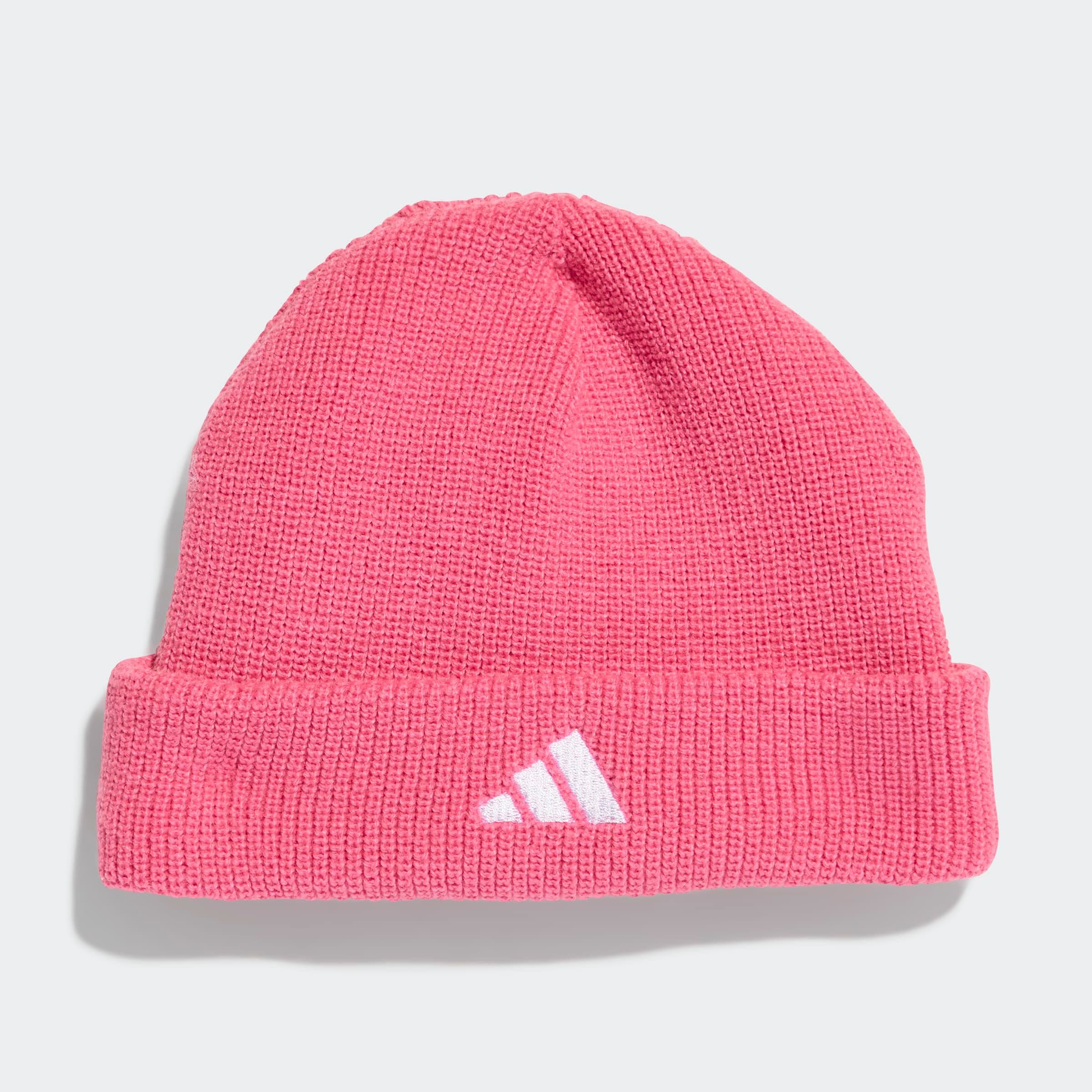 Beanie ADIDAS SPORTSWEAR "K BEANIE", Jungen, pink (pink fusion), Obermaterial: 100% Polyacryl, Mützen Beanie
