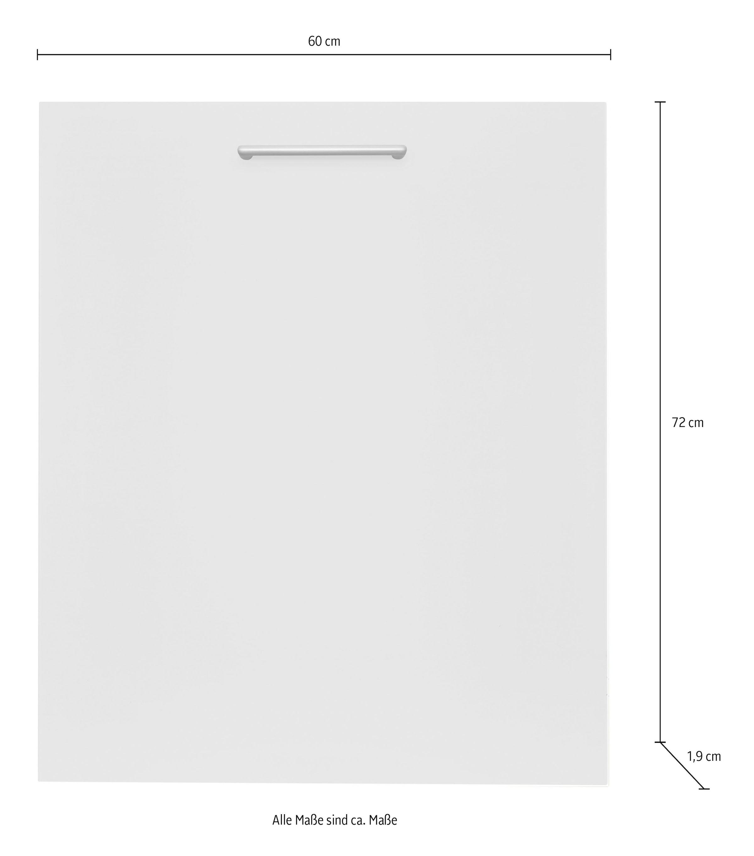 nobilia® Frontblende »"Laser", durchgehende Türfront für vollintegrierte Geschirrspüler,« in den Breiten Breiten 45 und 60 cm