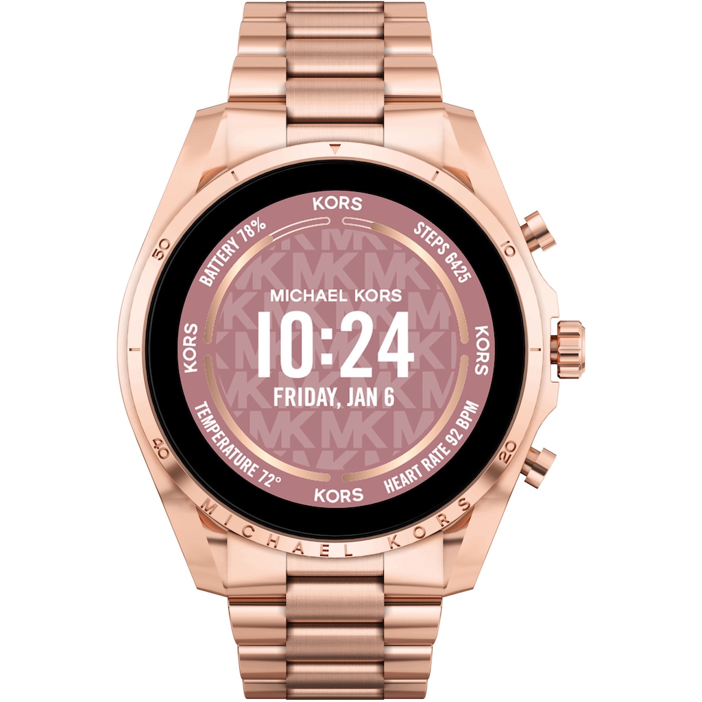 MICHAEL KORS ACCESS Smartwatch »BRADSHAW (GEN 6), MKT5133«, (Wear OS by Google)