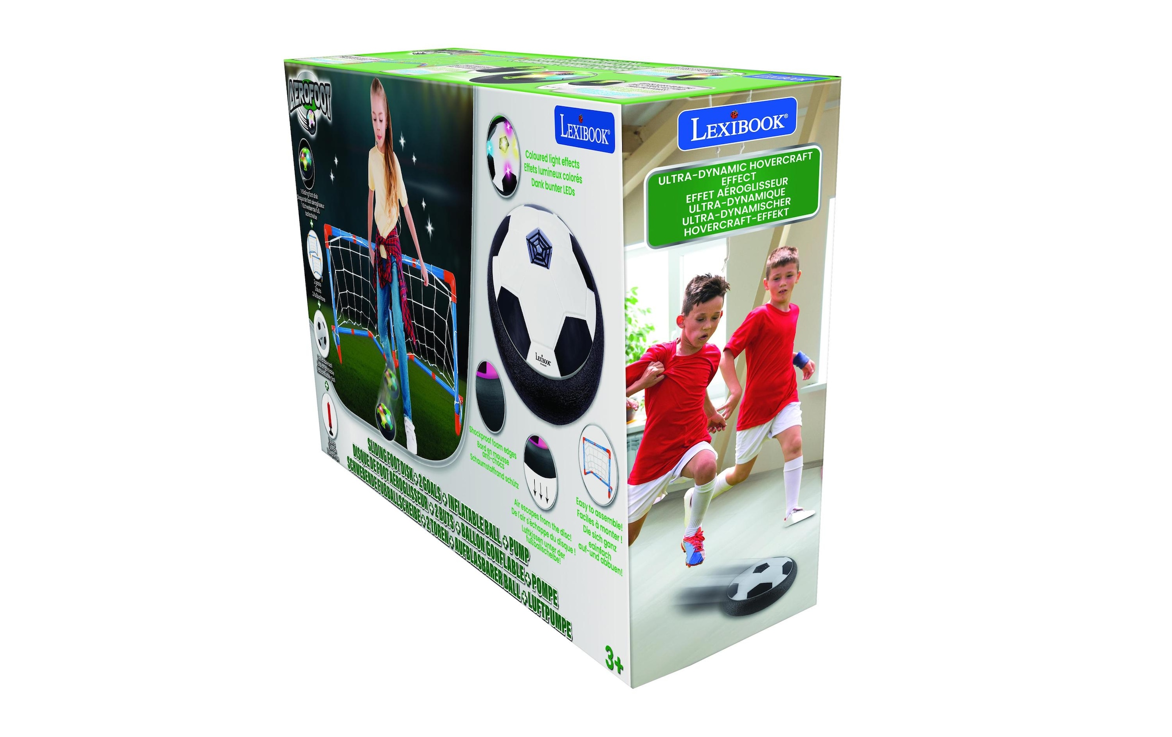 Lexibook® Fußballtor »AeroFoot« Schwebende Fussballscheibe auf Luftkissen