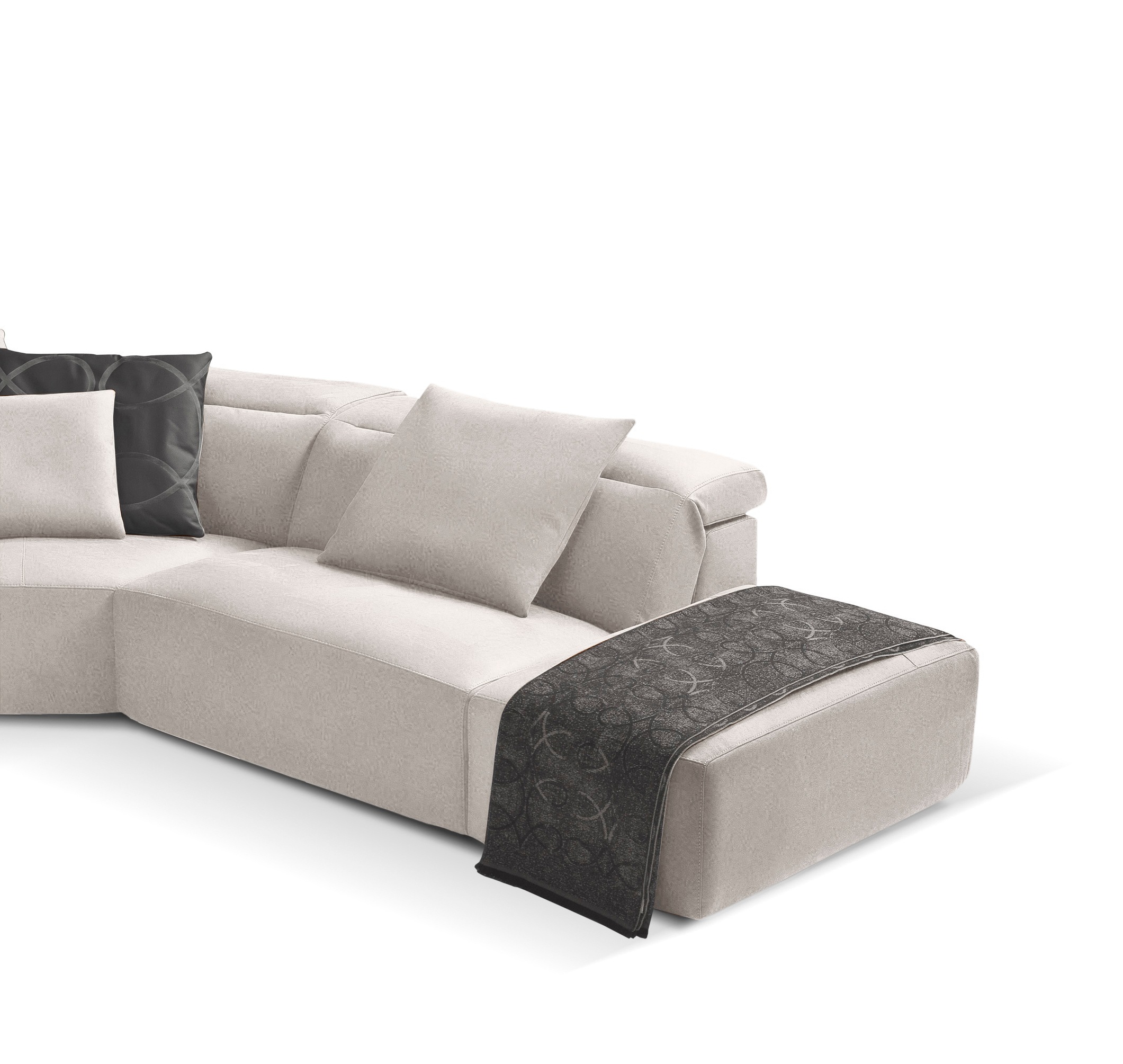 Thumbnail - Egoitaliano Ecksofa "Beverly, extravangantes Designsofa mit erstklassigem Sitzkomfort" wahlweise mit elektrischer Relaxf...