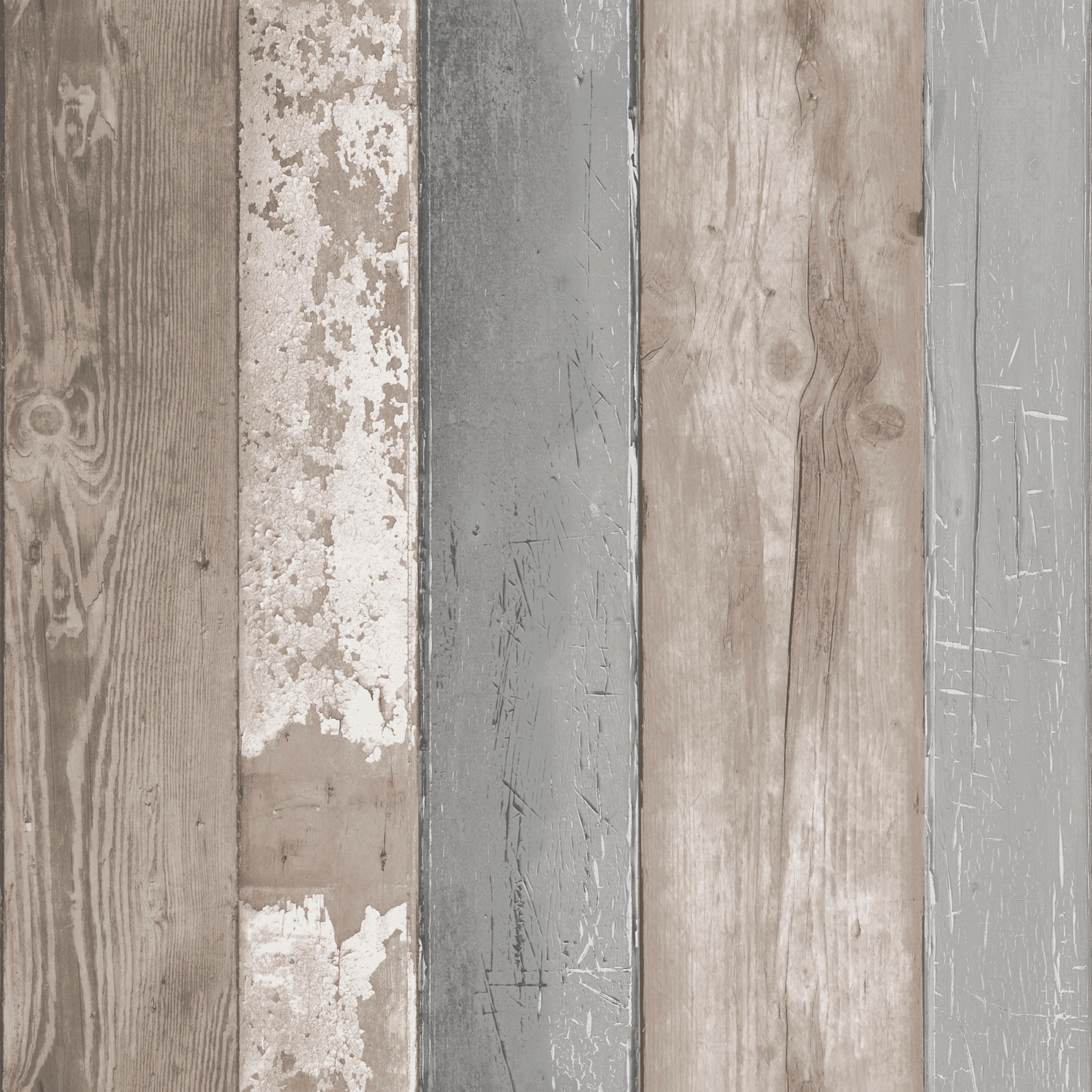 vtwonen Vliestapete "Holzbohlen" Holz glatt Grau - 10m x 52cm