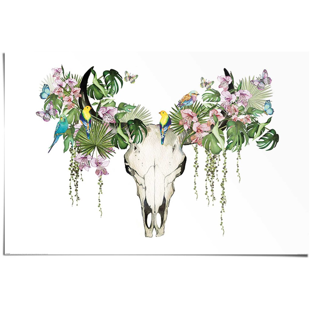 Reinders! Poster »Tropic Skull«, (1 St.)