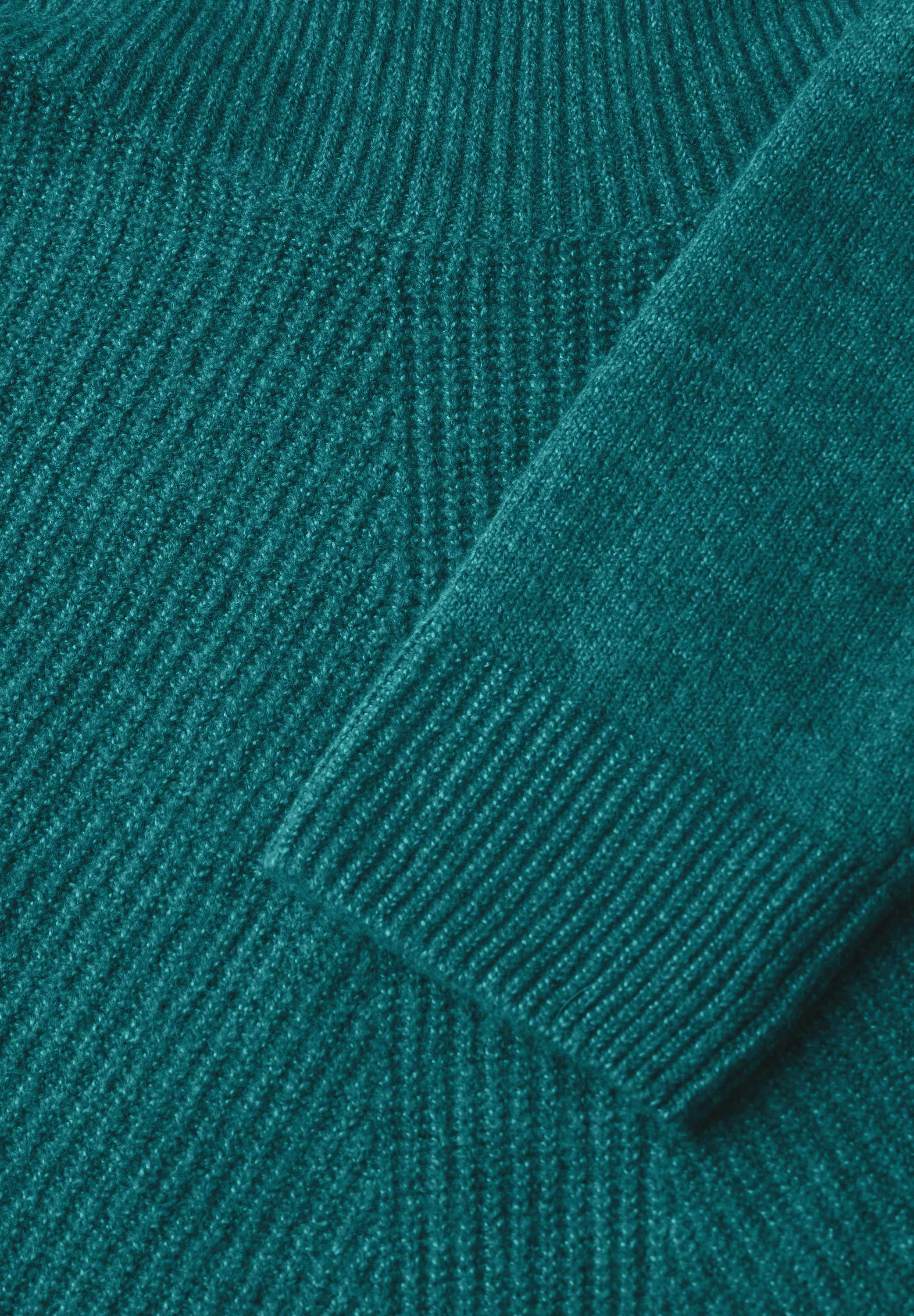 Cecil Rollkragenpullover, aus softem Materialmix