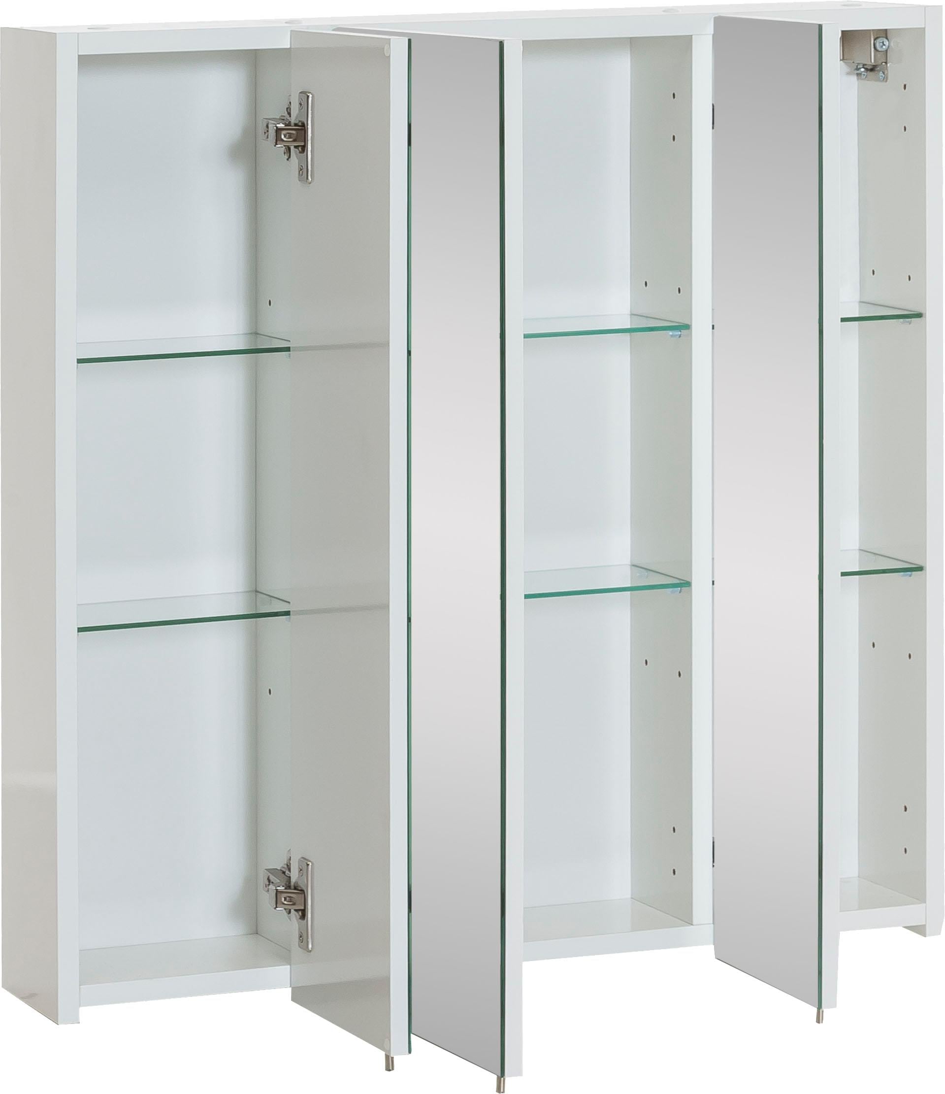 Schildmeyer Spiegelschrank »Basic«, Breite 70 cm, 3-türig, Glaseinlegeböden,  Made in Germany bestellen | BAUR | Spiegelschränke