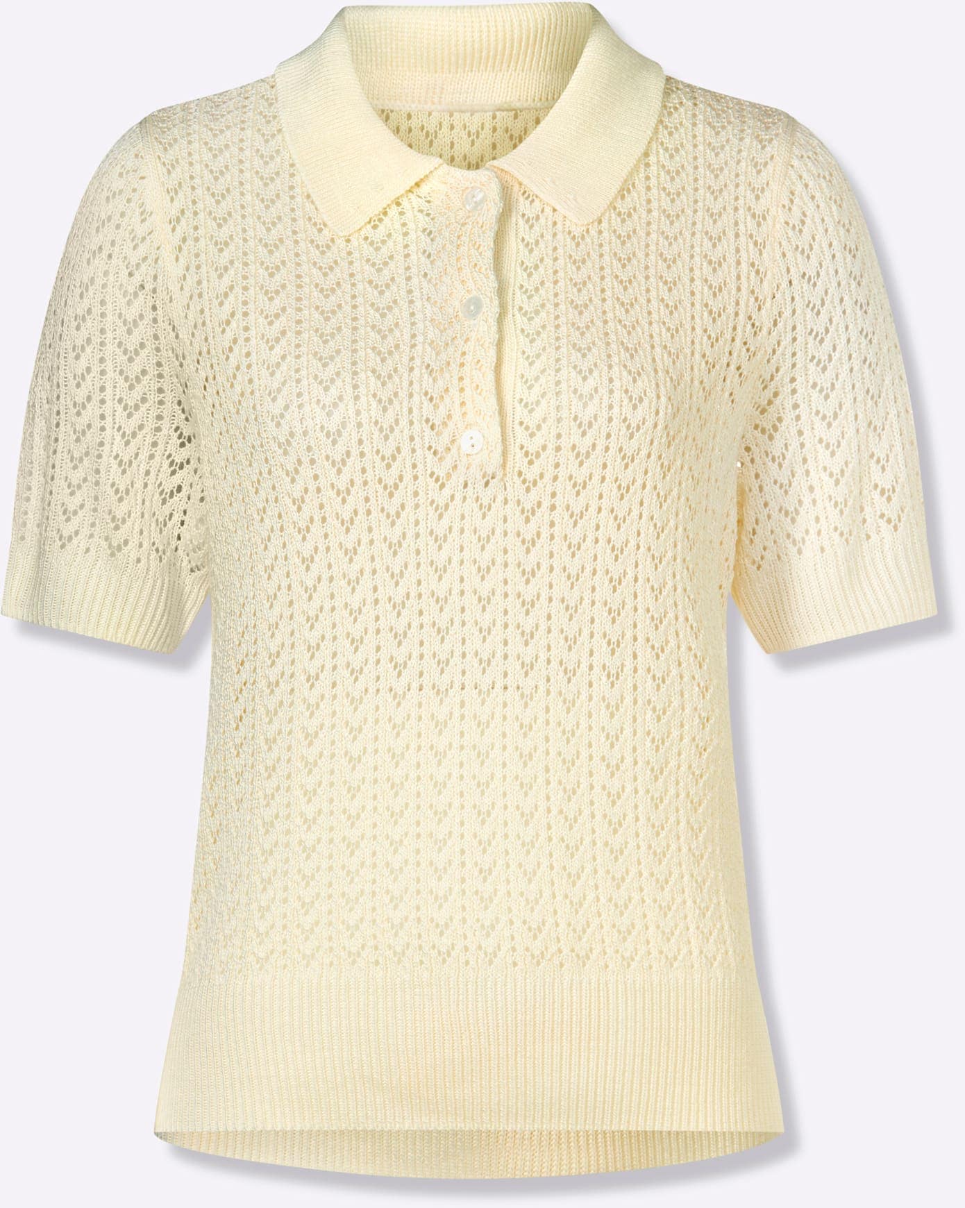 heine Polokragenpullover »Ajour-Pullover«