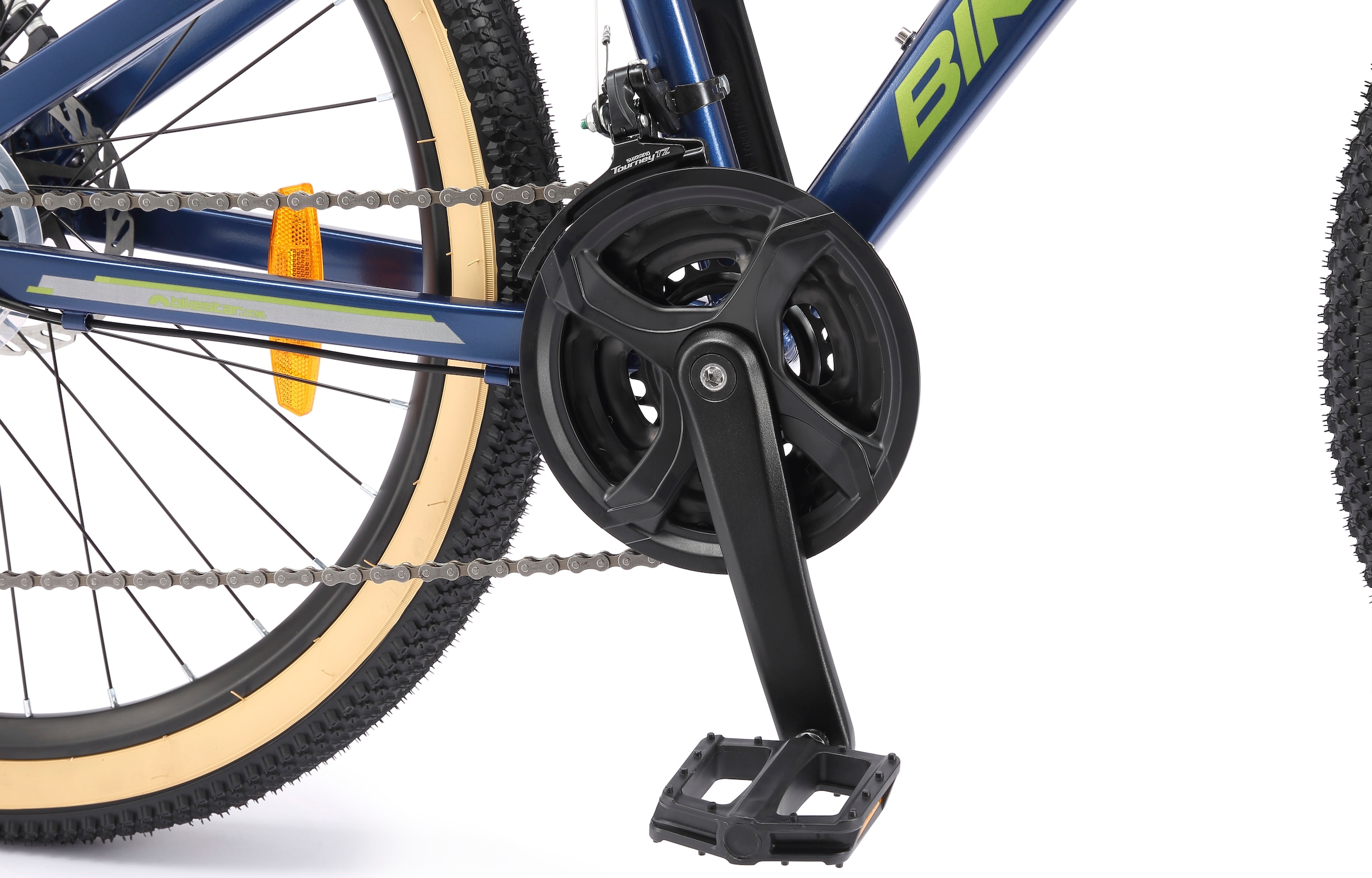 Bikestar Mountainbike 21 Gang Shimano RD-TY300 Schaltwerk Kettenschaltung für Damen und Herren, Kettenschaltung