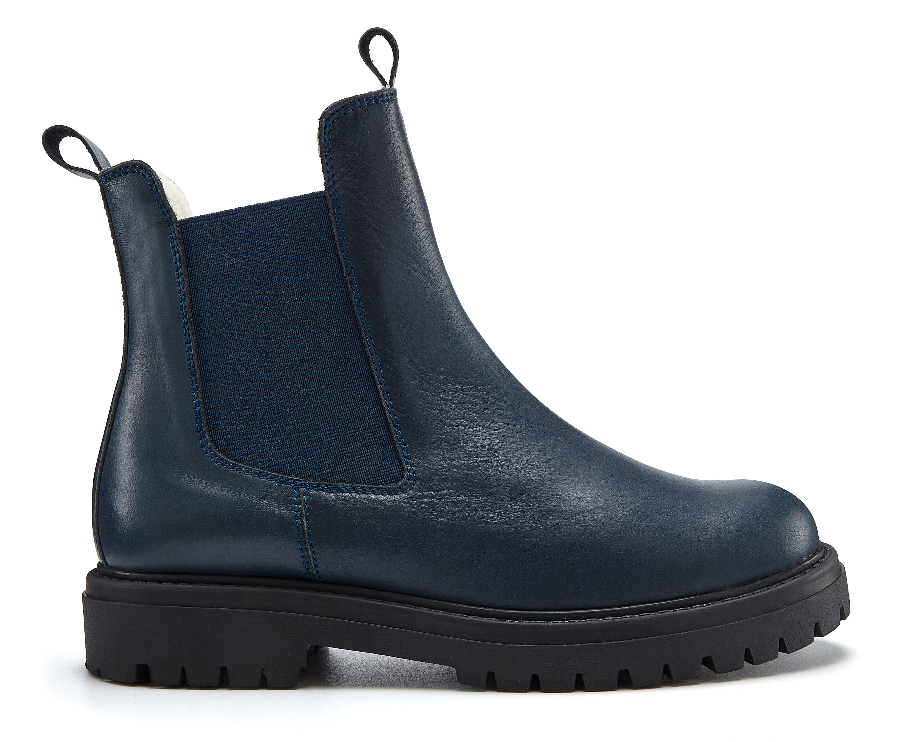 Thumbnail - Elbsand Stiefelette "Chelseaboots" Stiefel, Boots, Winterstiefel, Schlupfstiefel aus Leder mit Warmfutter