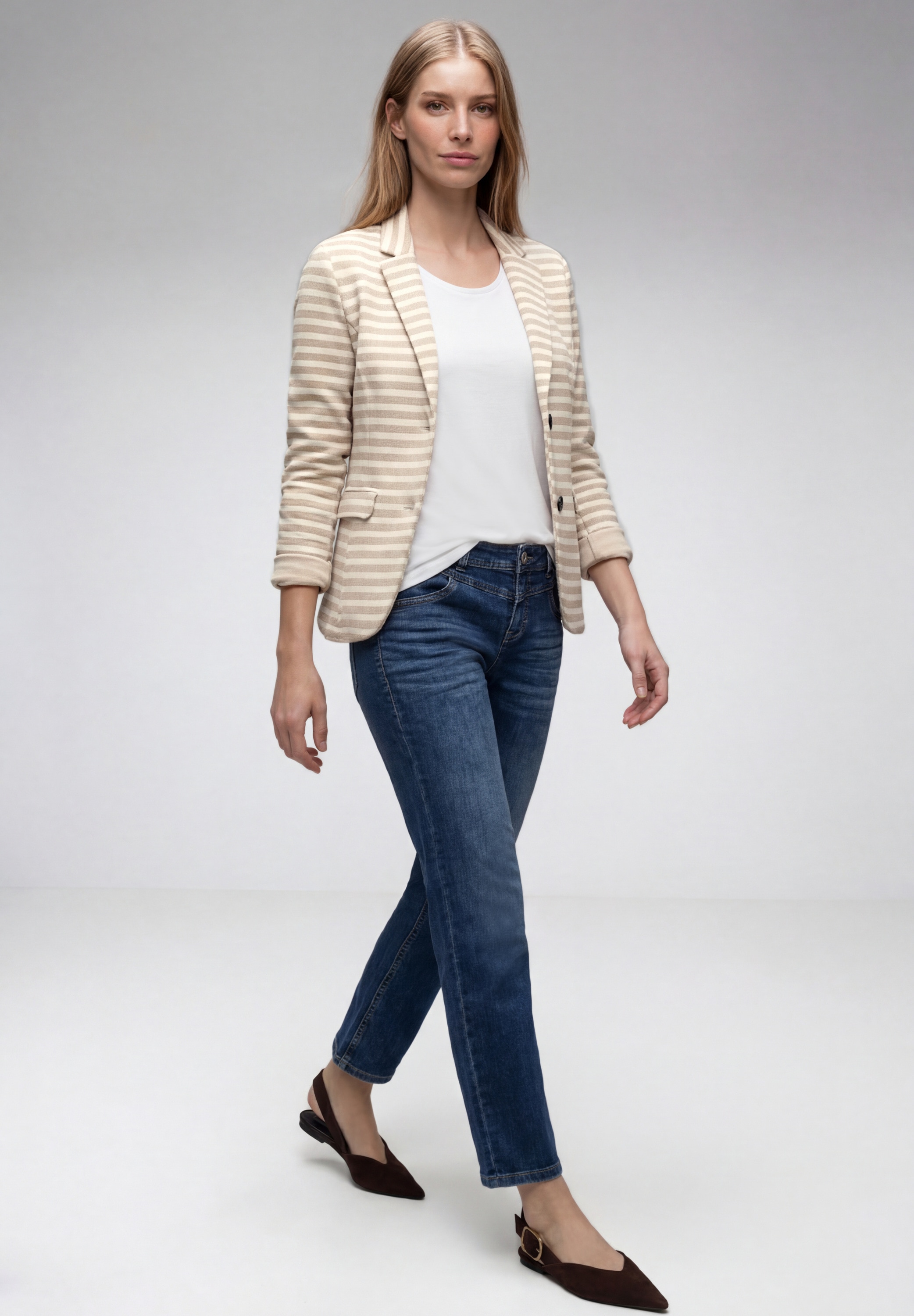 STREET ONE Sweatblazer mit Reverskragen