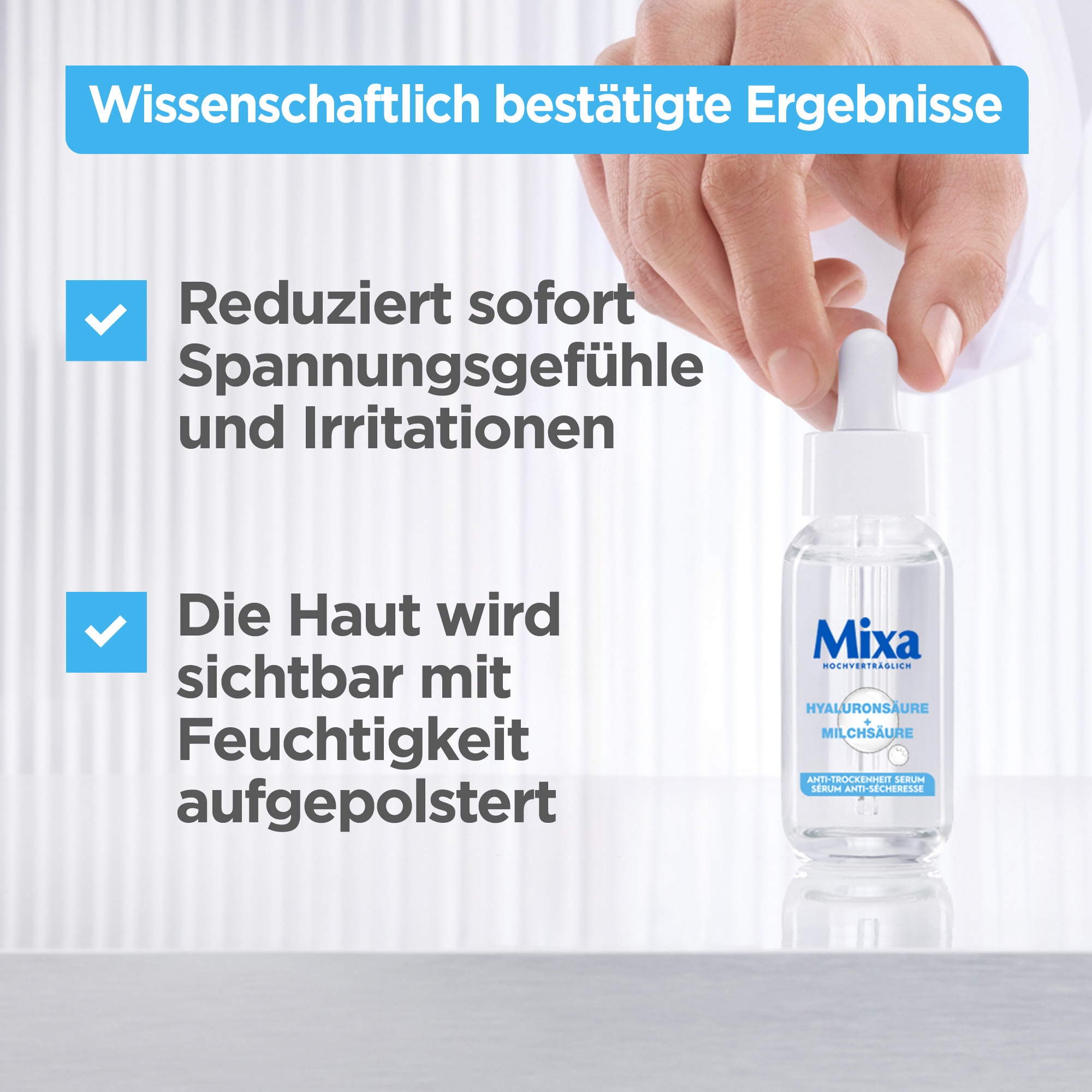 Mixa Gesichtsserum »Mixa Anti-Trockenheit Serum«, mit hoher Wirksamkeit