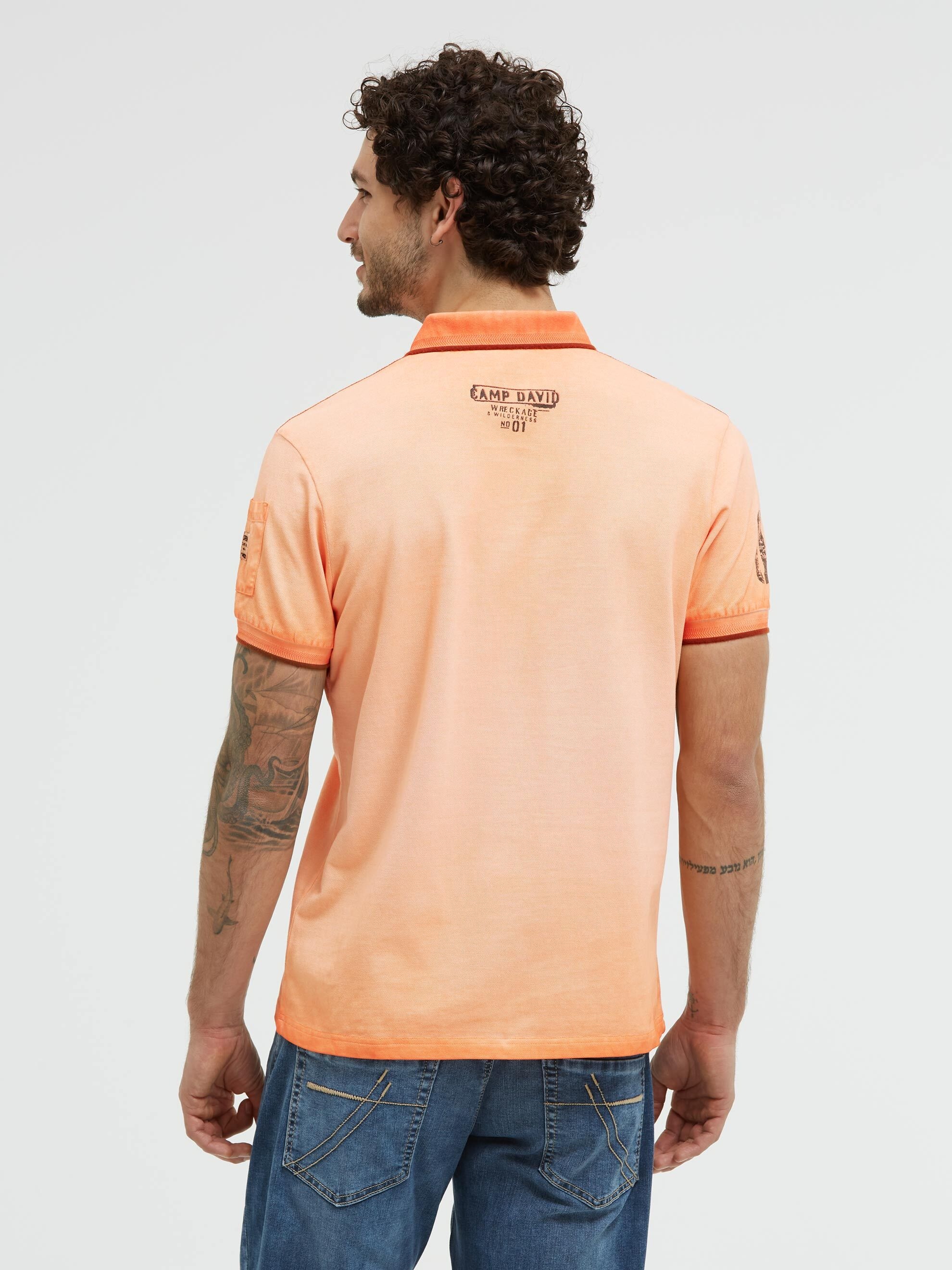 CAMP DAVID Poloshirt aus Baumwolle