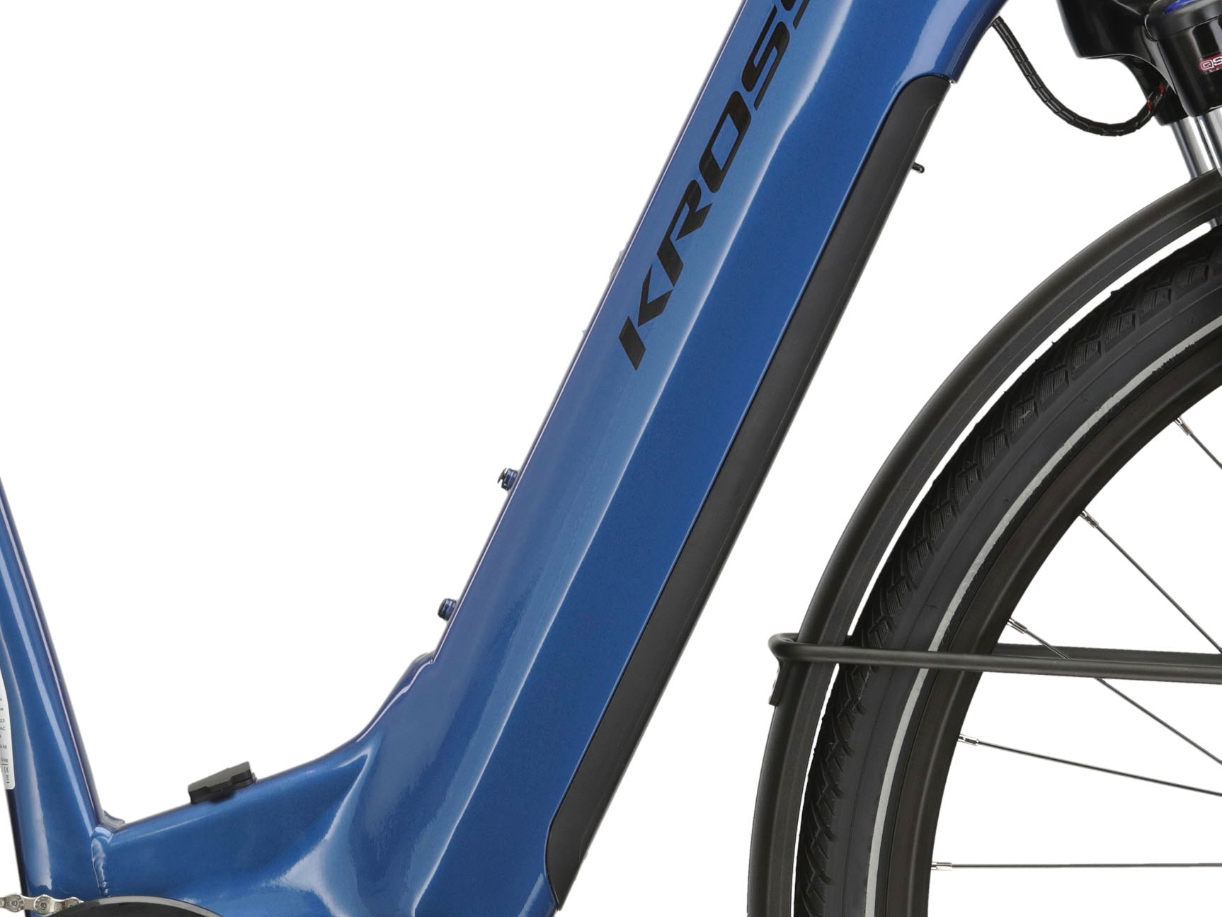 Kross E-Bike »E-Trekkingrad Trans Hybrid LS 3.0 28 Zoll blau«, 8 Gang, Shimano, Acera T3000, Mittelmotor 250 W