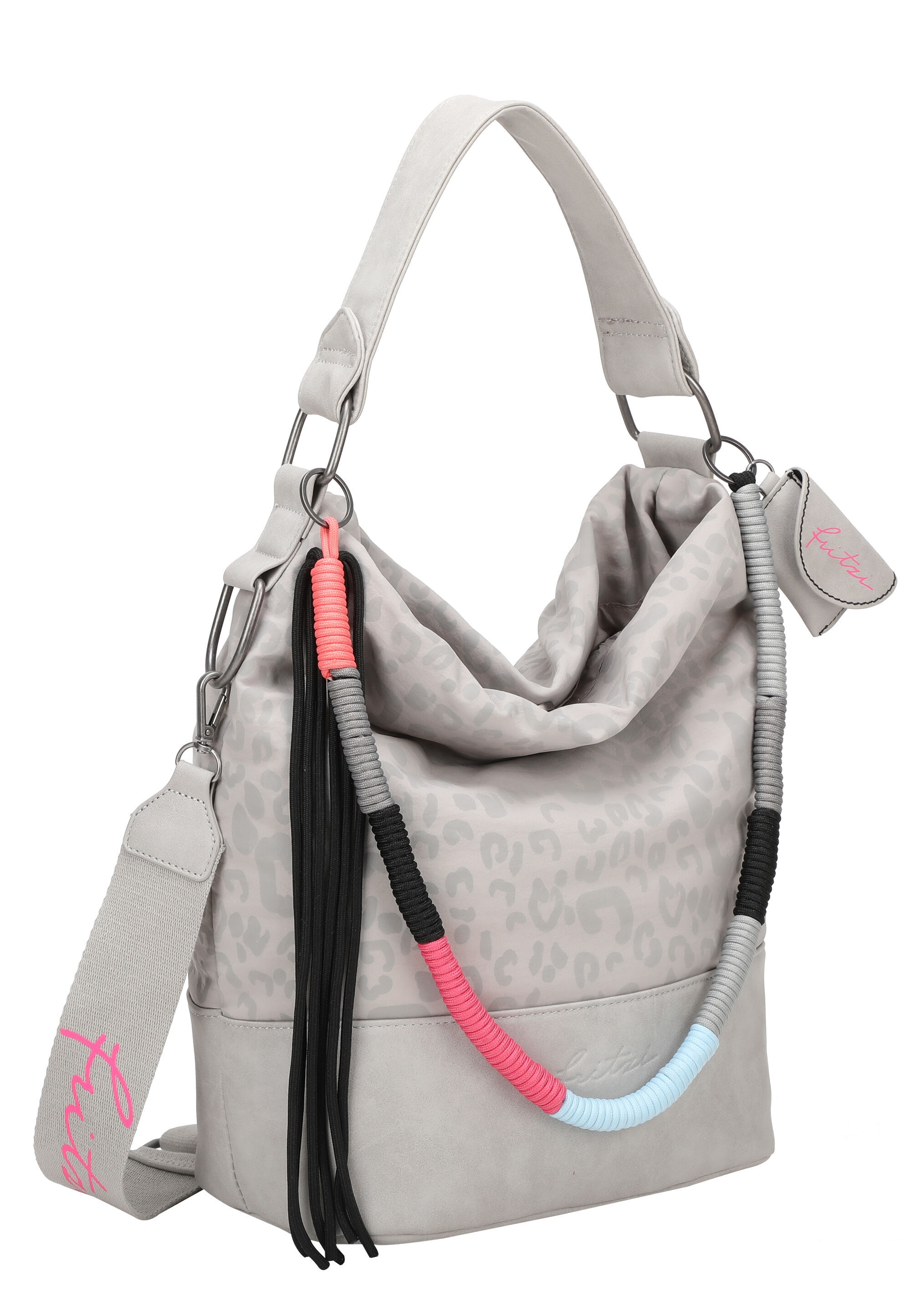 Fritzi aus Preußen Schultertasche »Olga Limited Leo Rainbow« mit Leo-Print