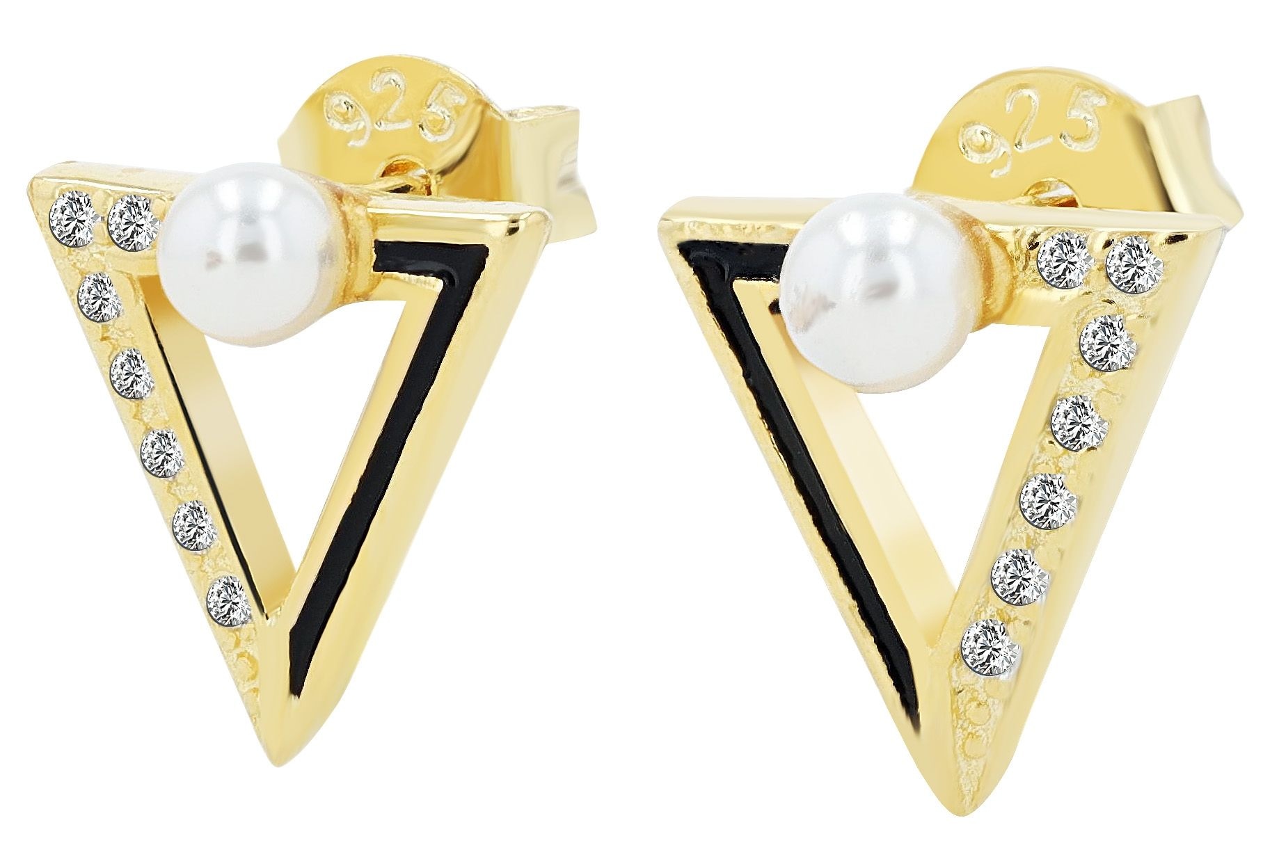 Adelia´s Paar Ohrhänger "Damen Ohrringe – Ohrstecker aus 925 Silber mit Per günstig online kaufen