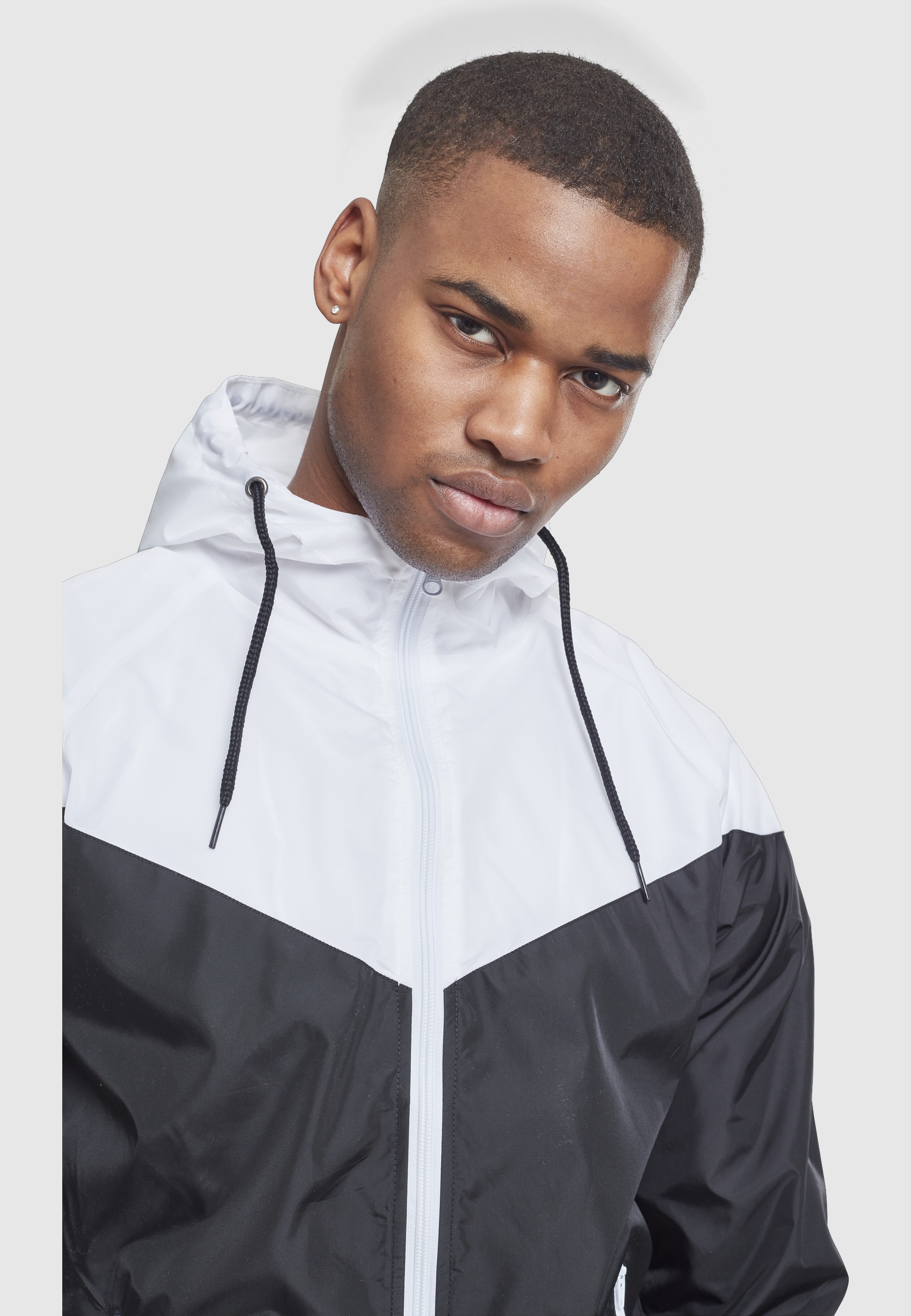URBAN CLASSICS Allwetterjacke »Urban Classics Herren Arrow Windrunner« 1 Stk. tlg. mit Kapuze