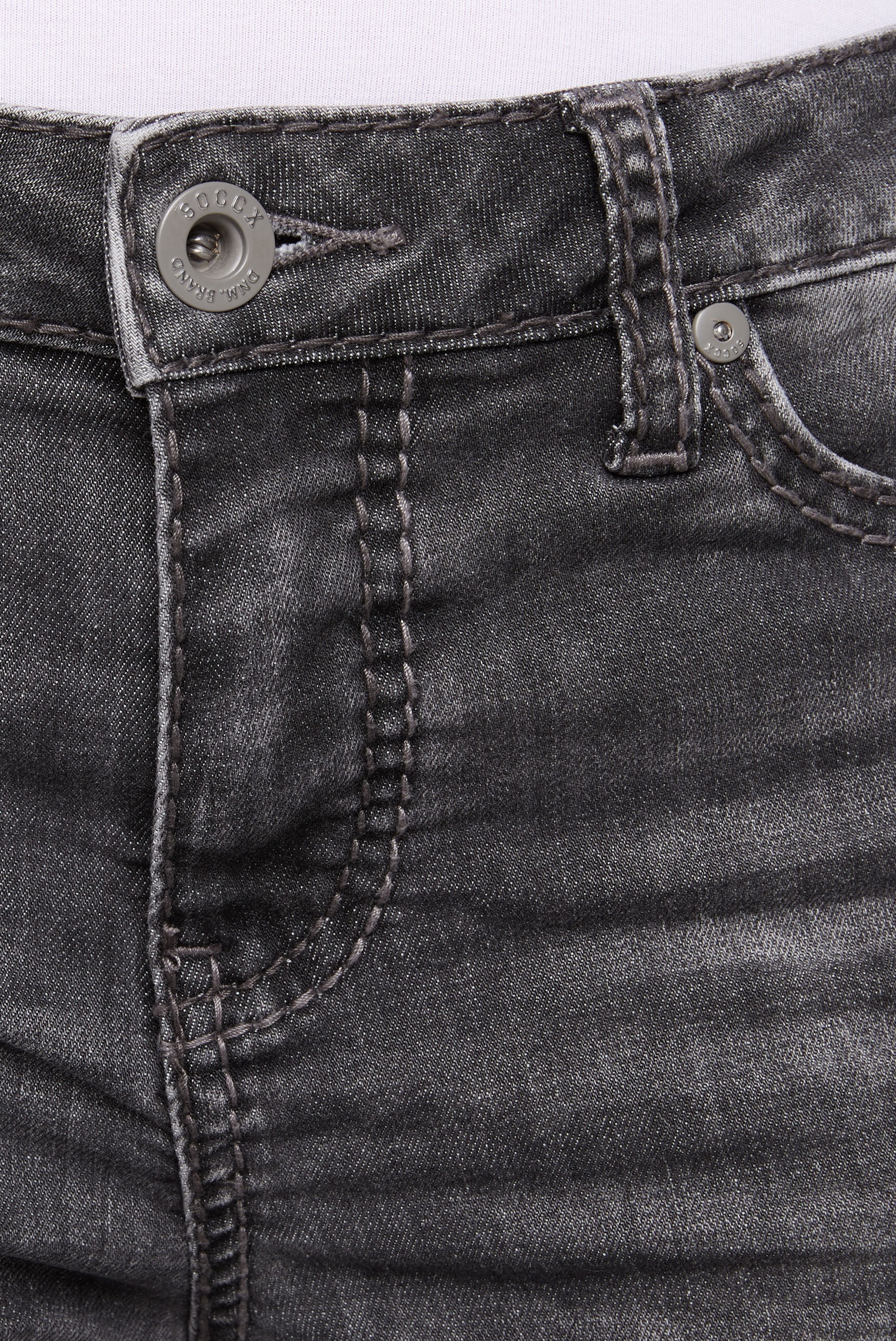 SOCCX Regular Fit Jeans Gray 30/34 3
