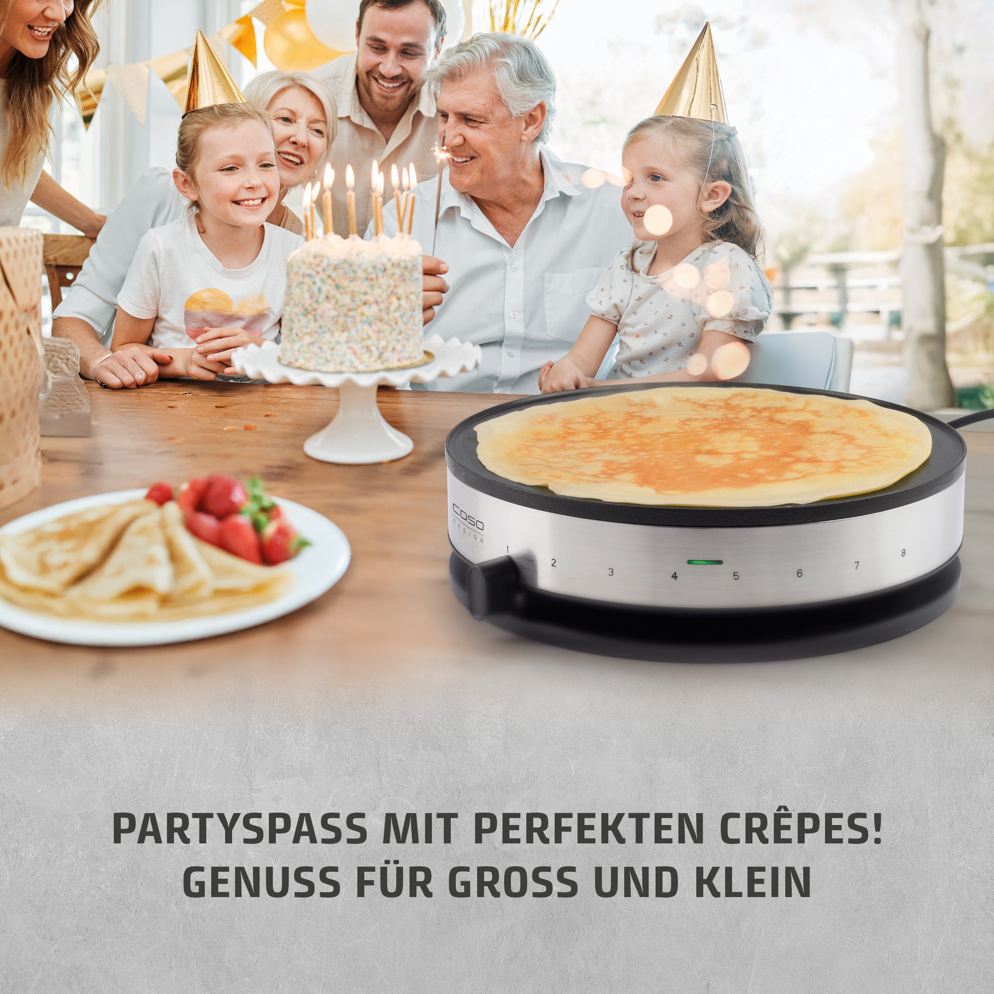 Caso Crêpesmaker »CM1300« 1300 W Ø 33 cm