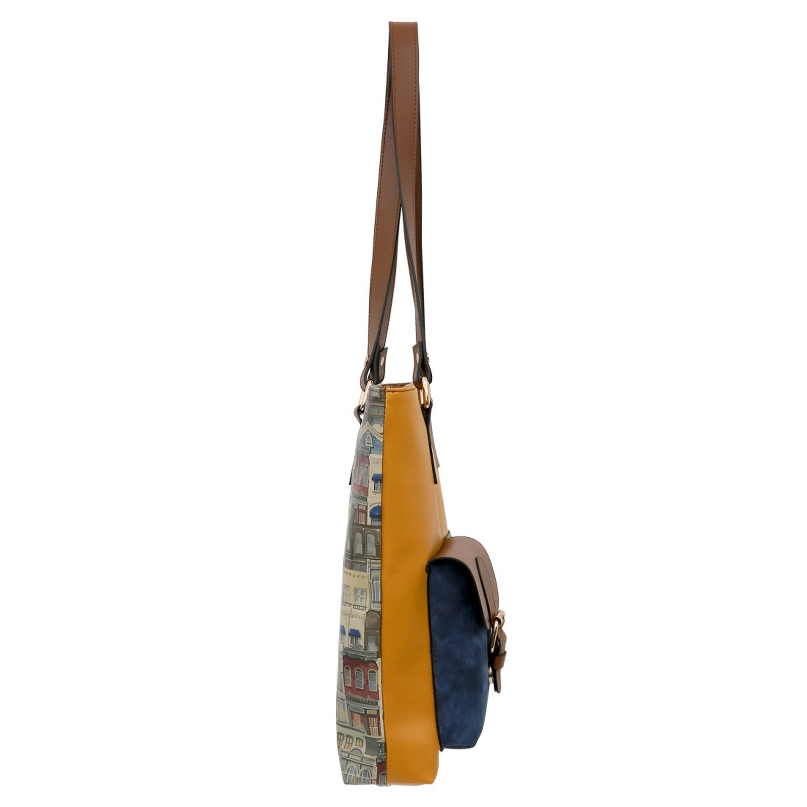 DOGO Umhängetasche »Multi Pocket Bag Frame Of Mind Damen Handtaschen (Fashion) /«, Vegan