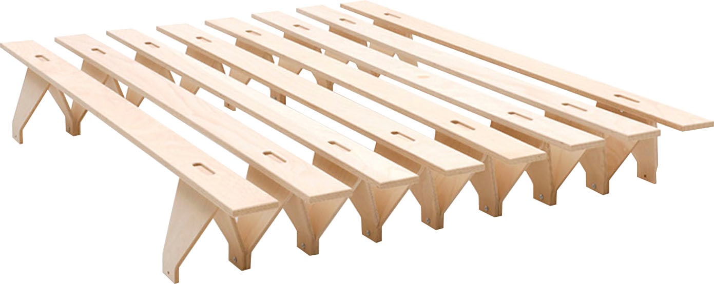 Tojo Bett "lieg" reduziertes Design, in mehreren Breiten, erweiterbar zum F günstig online kaufen