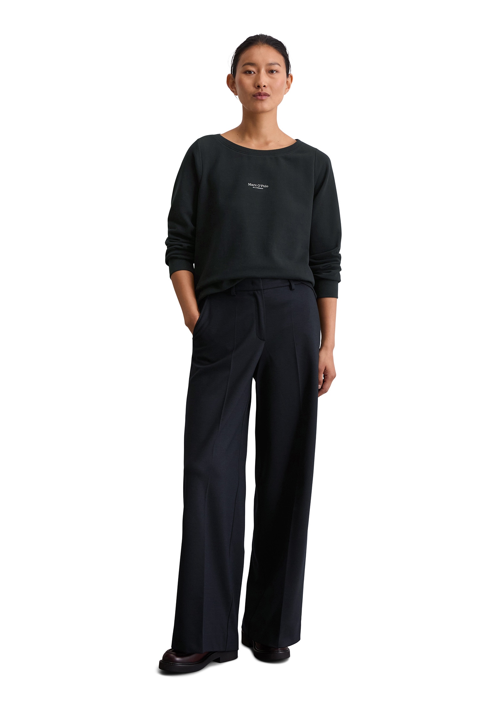 Marc O'Polo Sweatshirt »mit gepeachter Oberfläche«