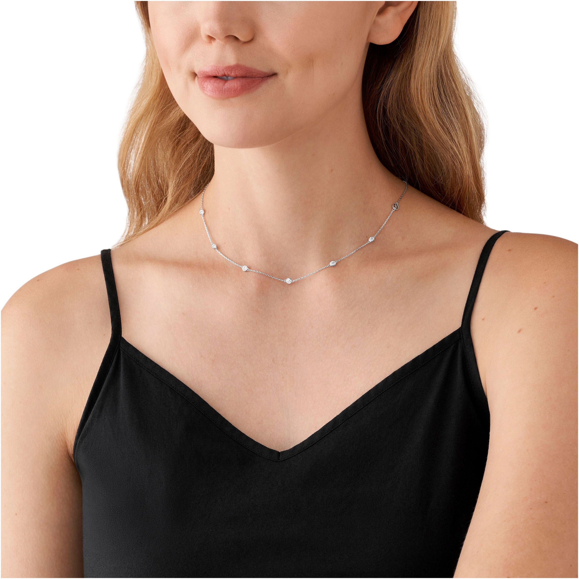 MICHAEL KORS Kette mit Anhänger »PREMIUM, MKC1714CZ040, MKC1714CZ710«, mit Zirkonia (synth.)