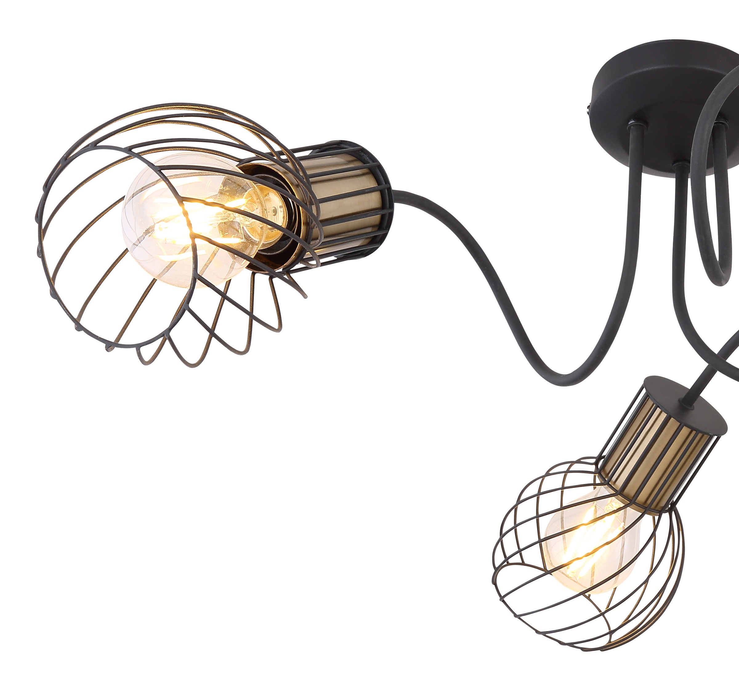 GLOBO LIGHTING Deckenleuchte »ARGUSTO«, Leuchtmittel E27 | ohne Leuchtmittel, Deckenlampe/Wohnzimmer/Schlafzimmer/modern