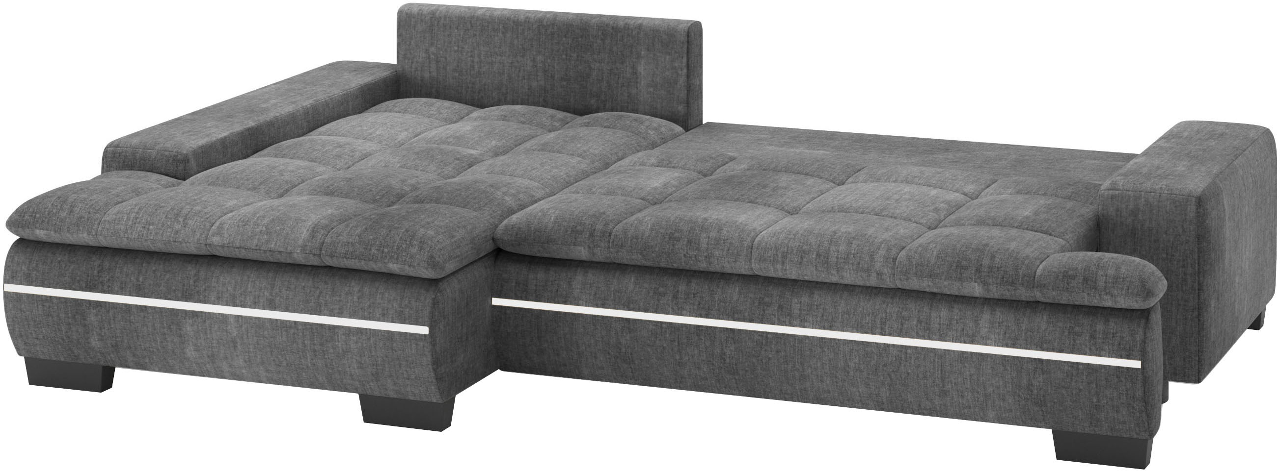 Thumbnail - Mr. Couch Ecksofa "Haiti II, L-Form", RGB-LED Beleuchtung, Kaltschaum, wahlweise mit Bett, Bettkasten