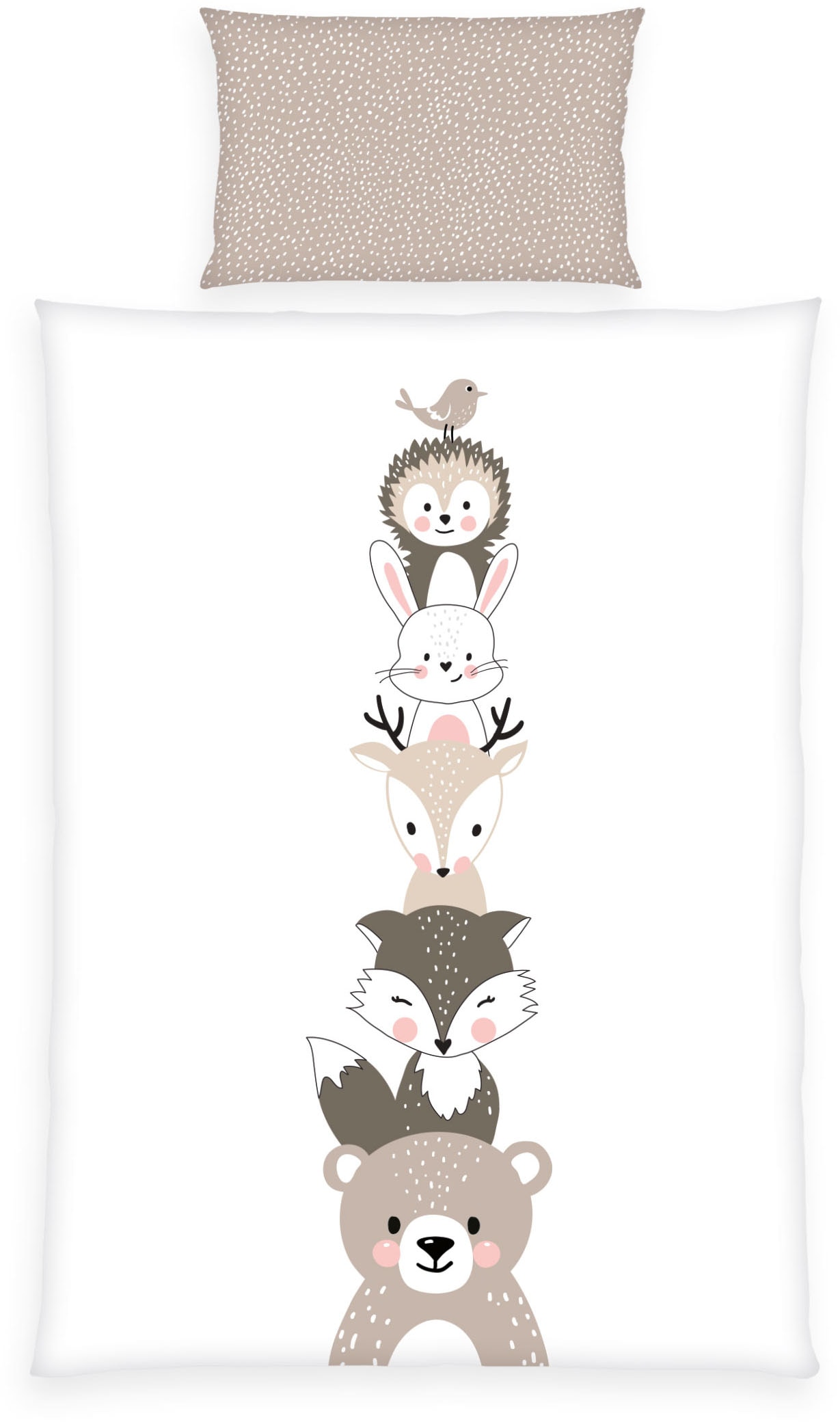 Baby Best Babybettwäsche "babybest Woodland Crew" 1 Stk. mit Wendefunktion günstig online kaufen