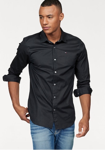 Langarmhemd »Sabim Stretch Hemd Shirt«, Stretch Hemd, Premium, Slim Fit, mit Elasthan