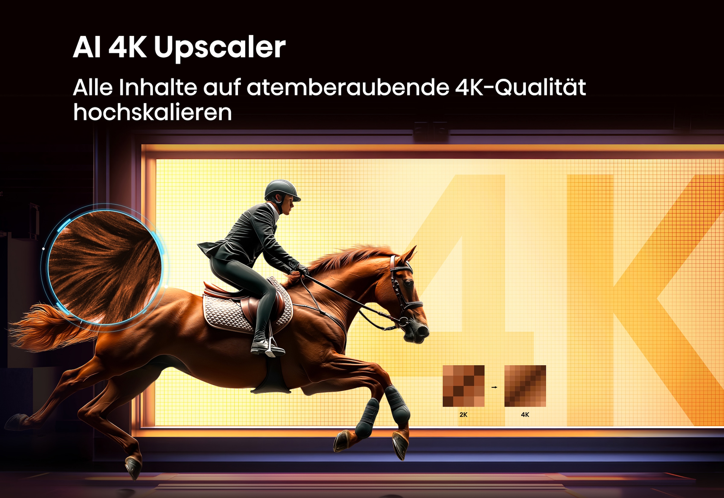 Hisense DLED-Fernseher »58E6DS« 146 cm/58 ″ Smart-TV