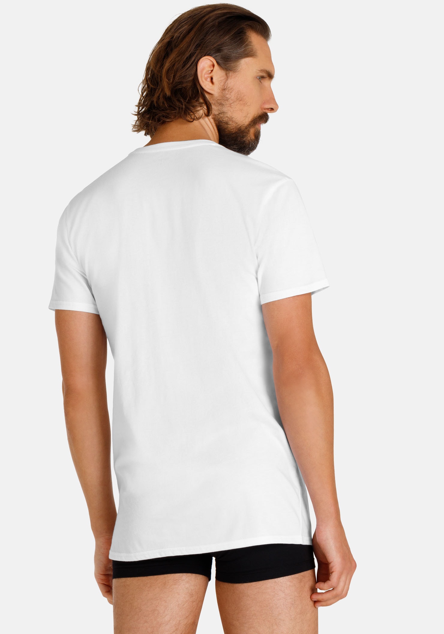 Camano T-Shirt »comfort«, (2er Pack), mit Rundhalsausschnitt