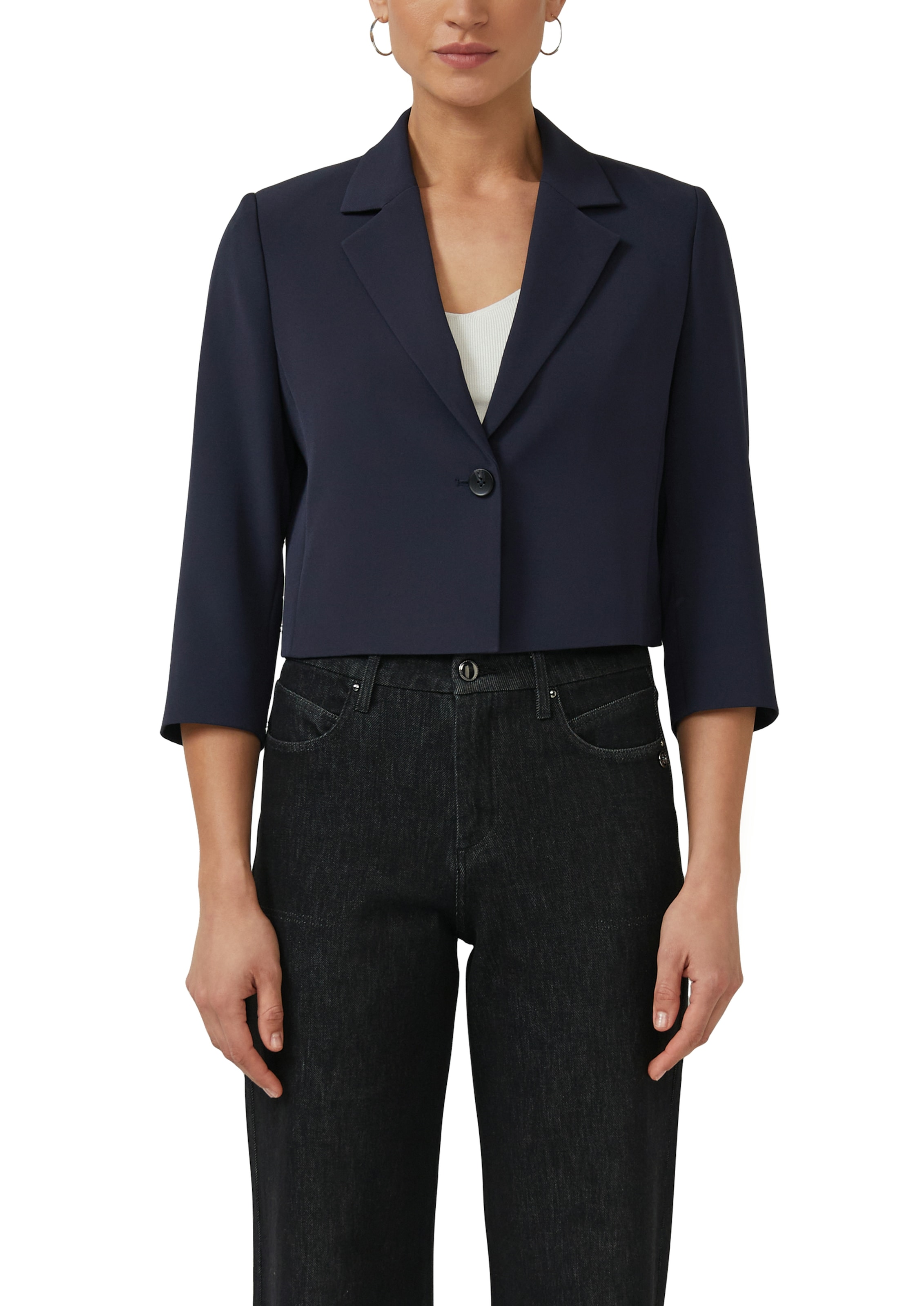 s.Oliver BLACK LABEL Kurzblazer 3/4-Arm mit Stretch