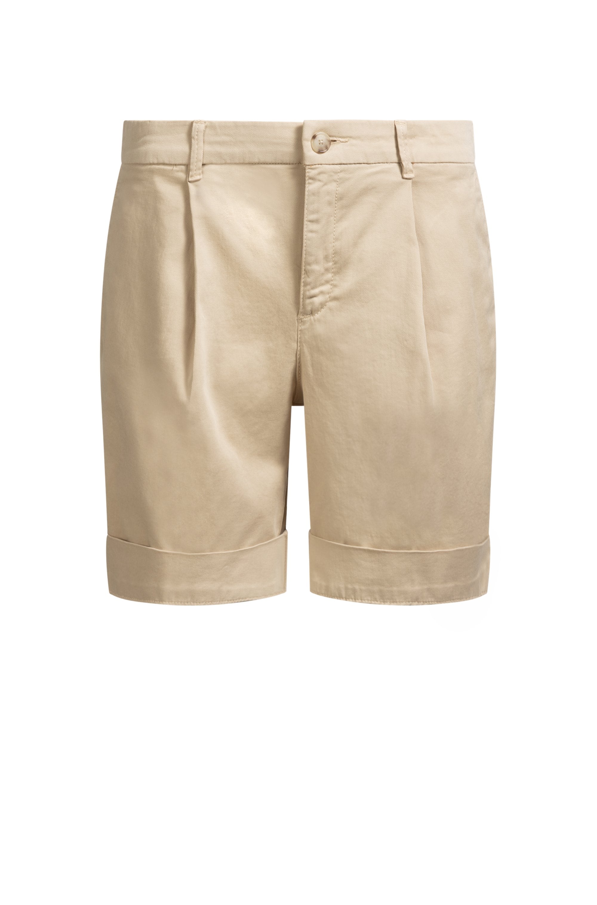 BOSS ORANGE Chinoshorts »Taggie Premium Damenmode«, mit BOSS Schriftzug