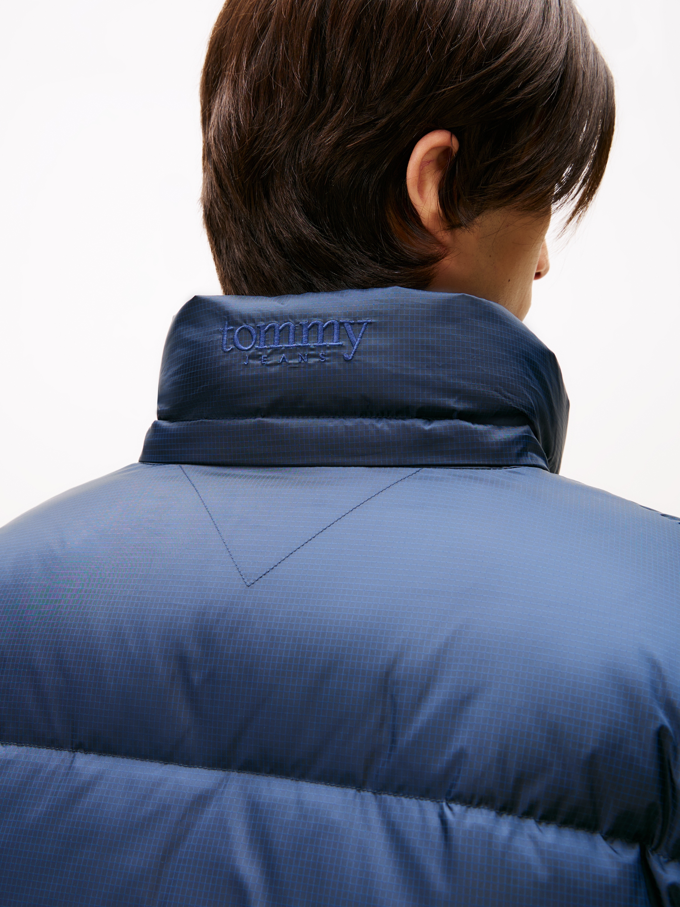 Tommy Jeans Steppjacke »ALASKA DOWN PUFFER«, mit Kapuze, Übergangsjacke Regular fit mit abnehmbarer Kapuze