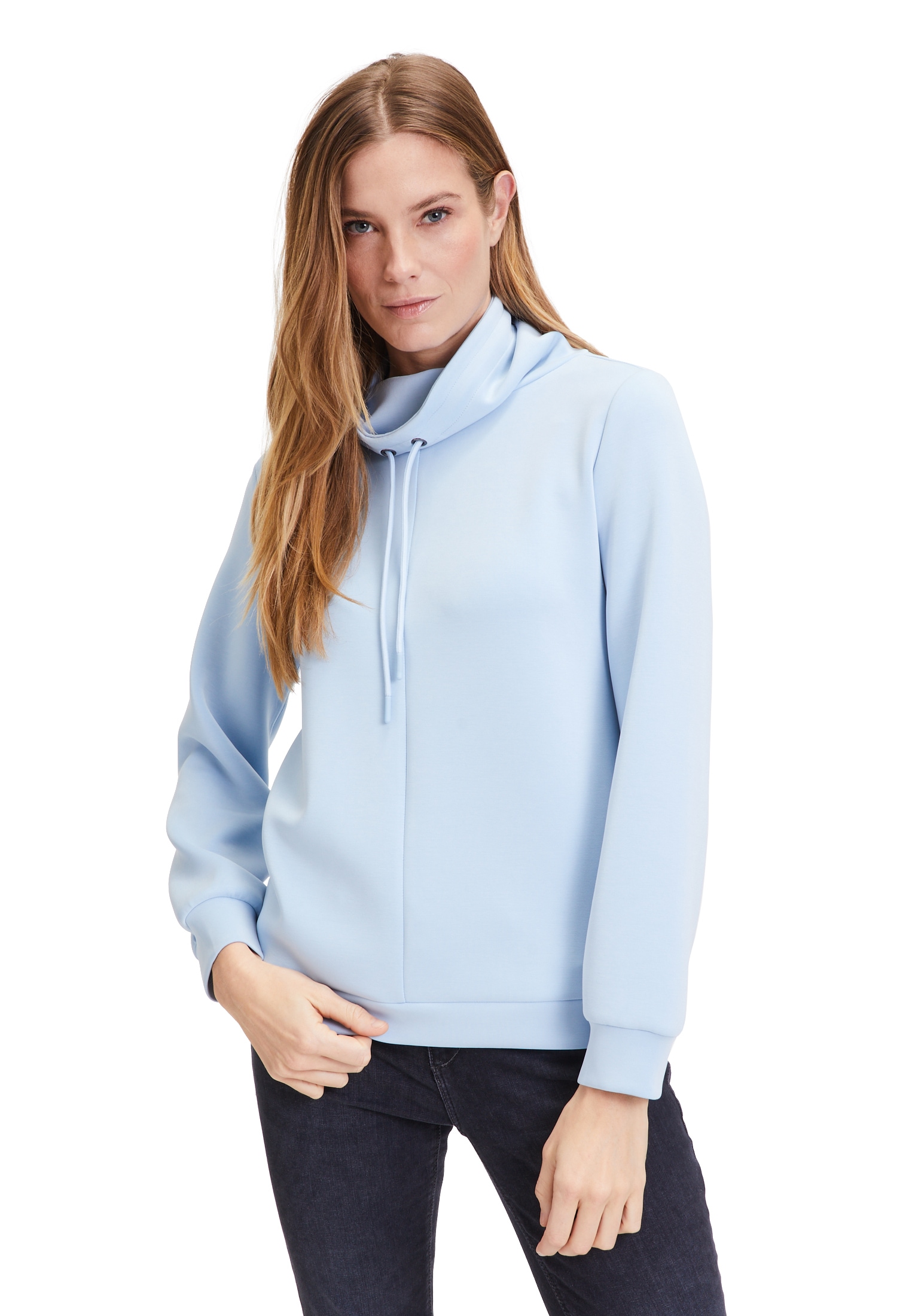 Betty&Co Sweatshirt "Betty & Co Sweatpullover mit Kragen", Material günstig online kaufen