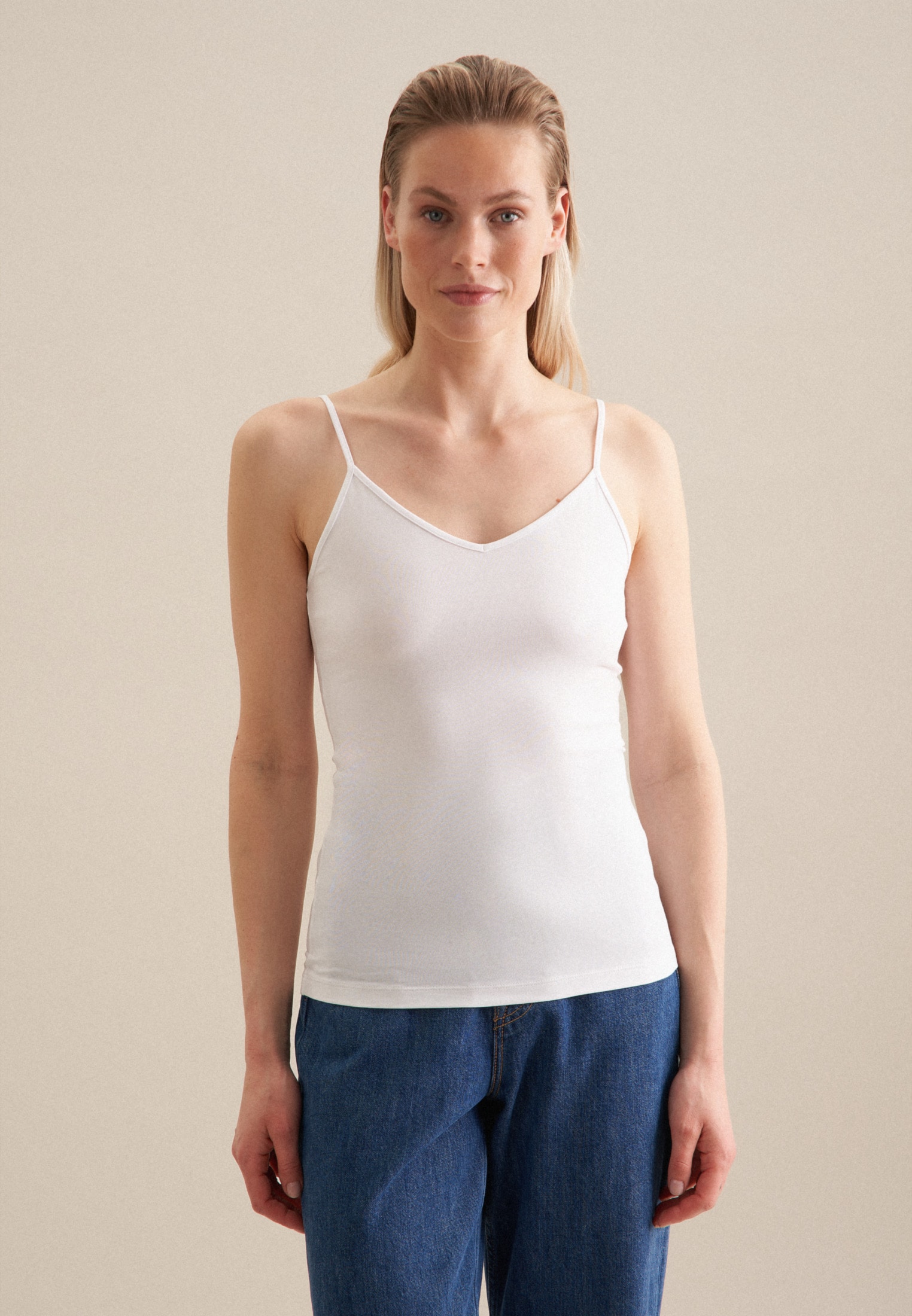 Shirttop »Schwarze Rose«, Ohne Arm V-Neck