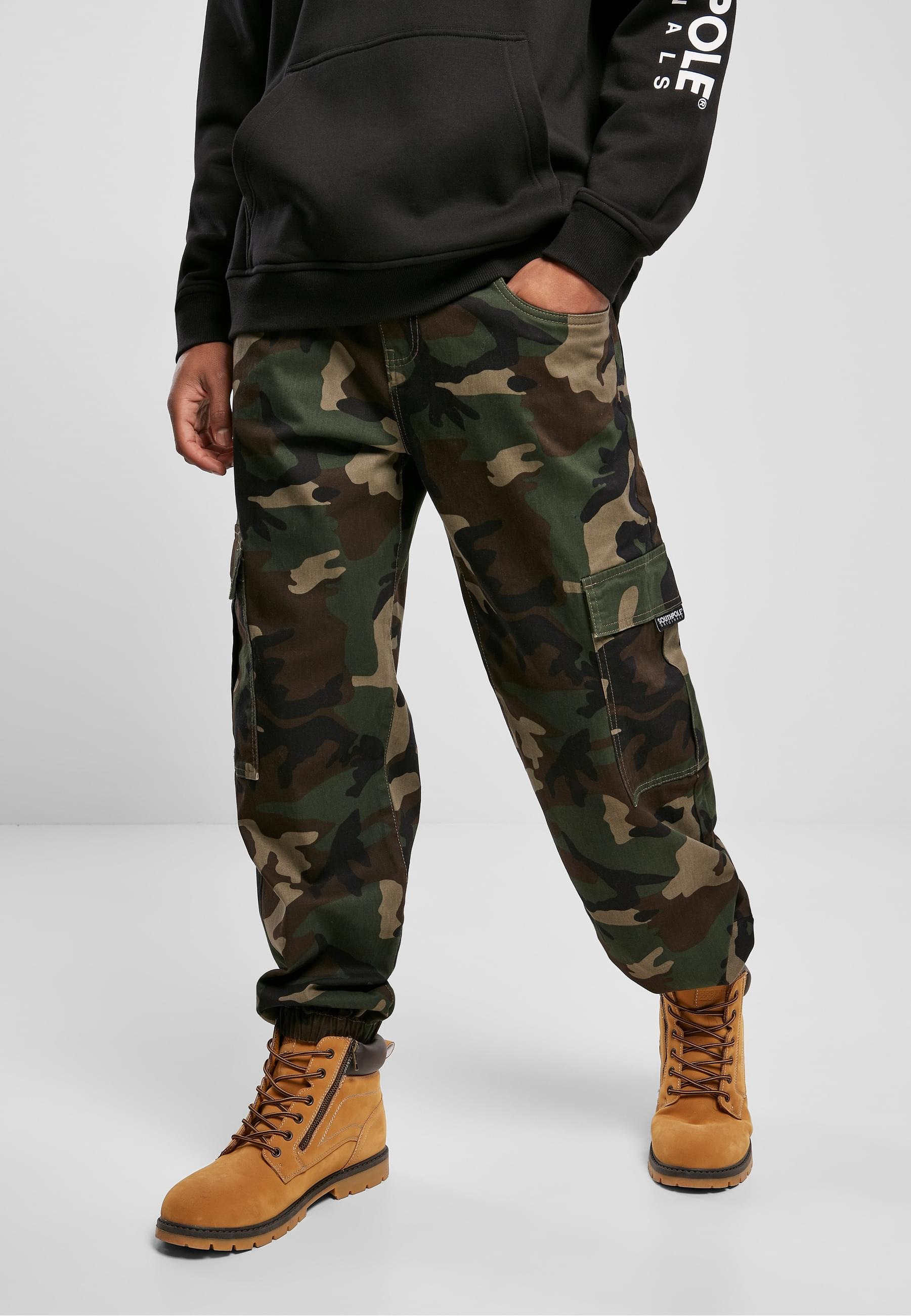 Southpole Cargohose »Southpole Herren Southpole Camo Cargo Pants«, (1 tlg.)