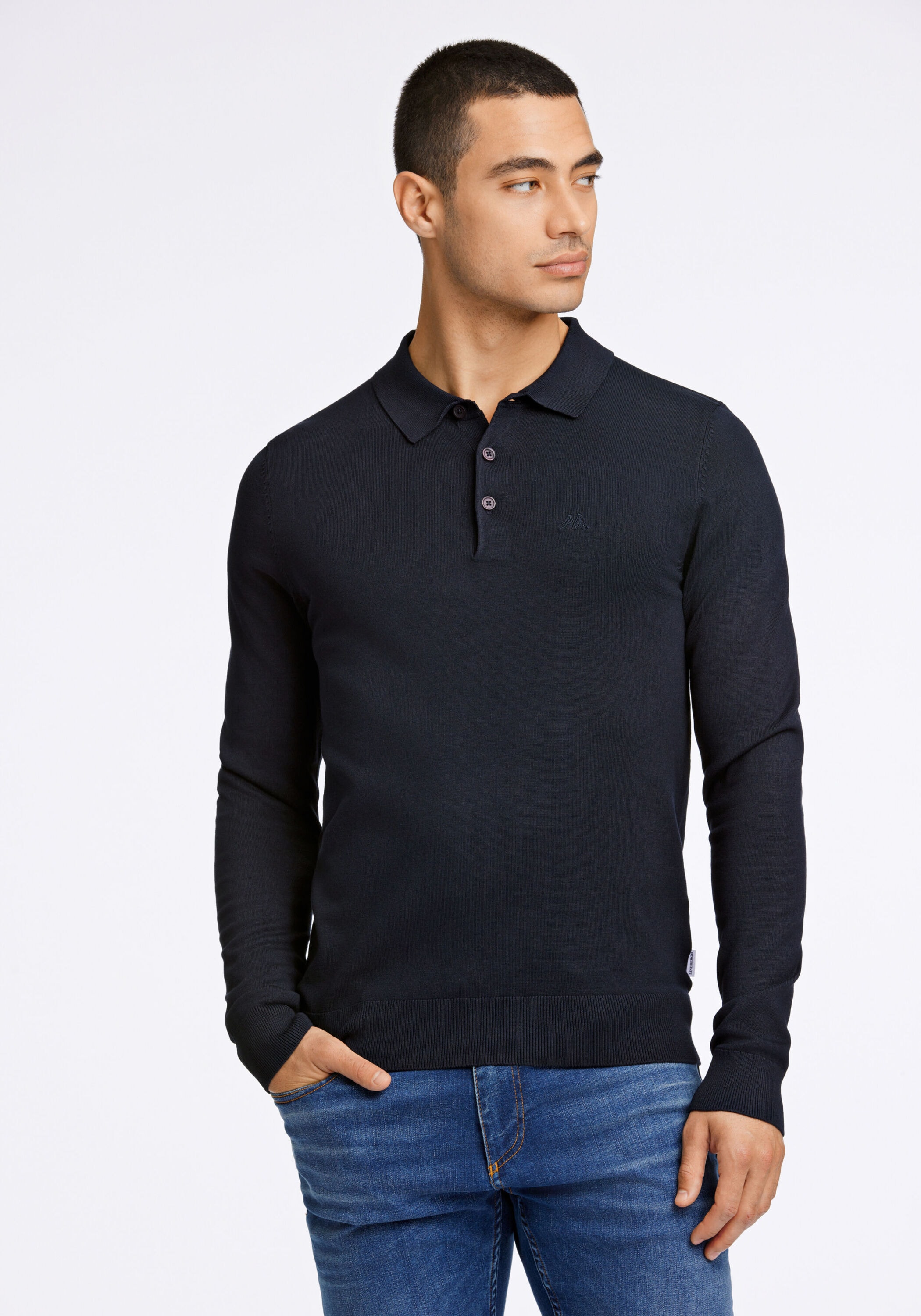 LINDBERGH Poloshirt "Strickpullover Slim Fit" günstig online kaufen