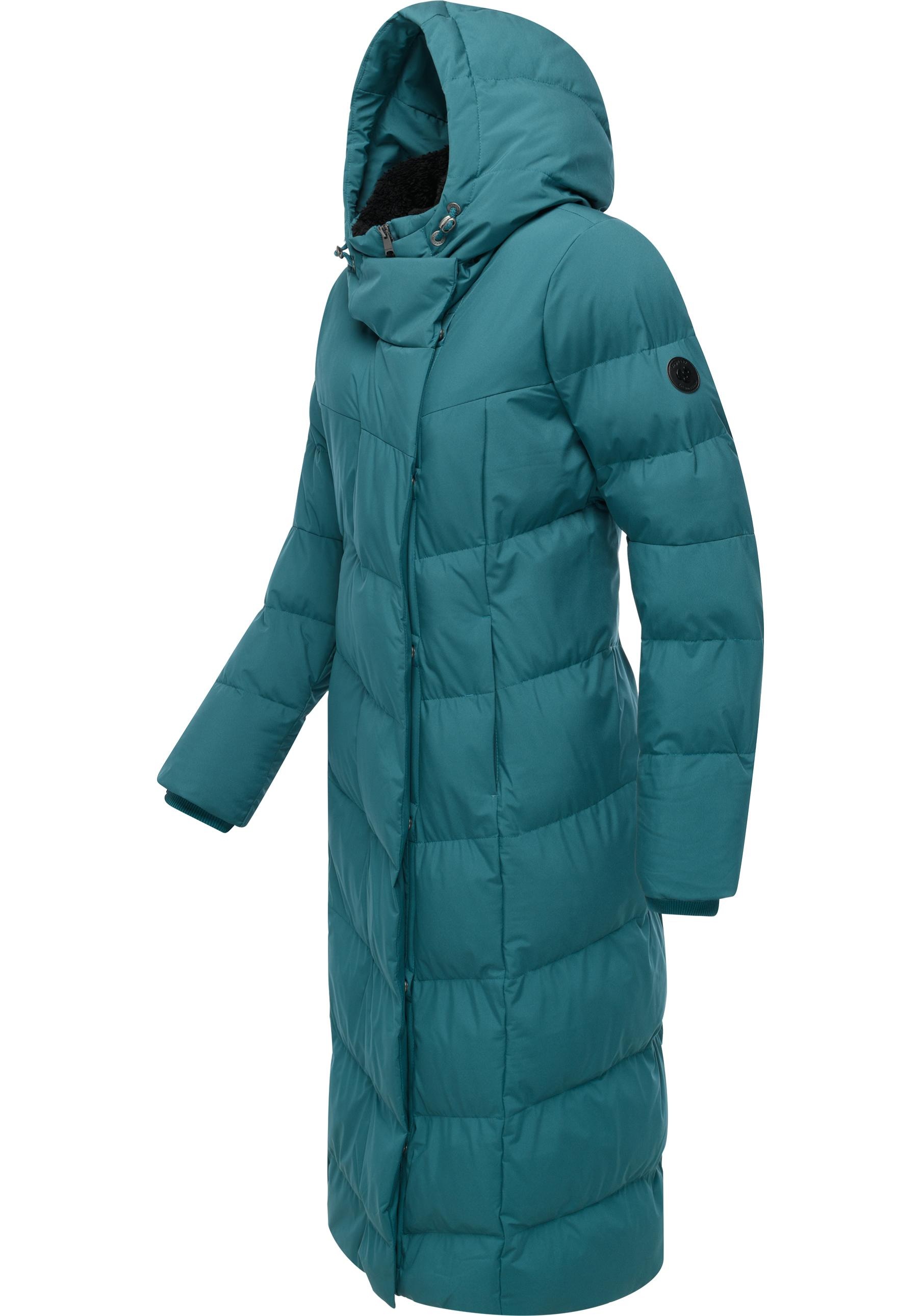 Ragwear Wintermantel »Pavla Long Soft YOUMODO« Wasserdichter Steppmantel mit Kuschelkragen